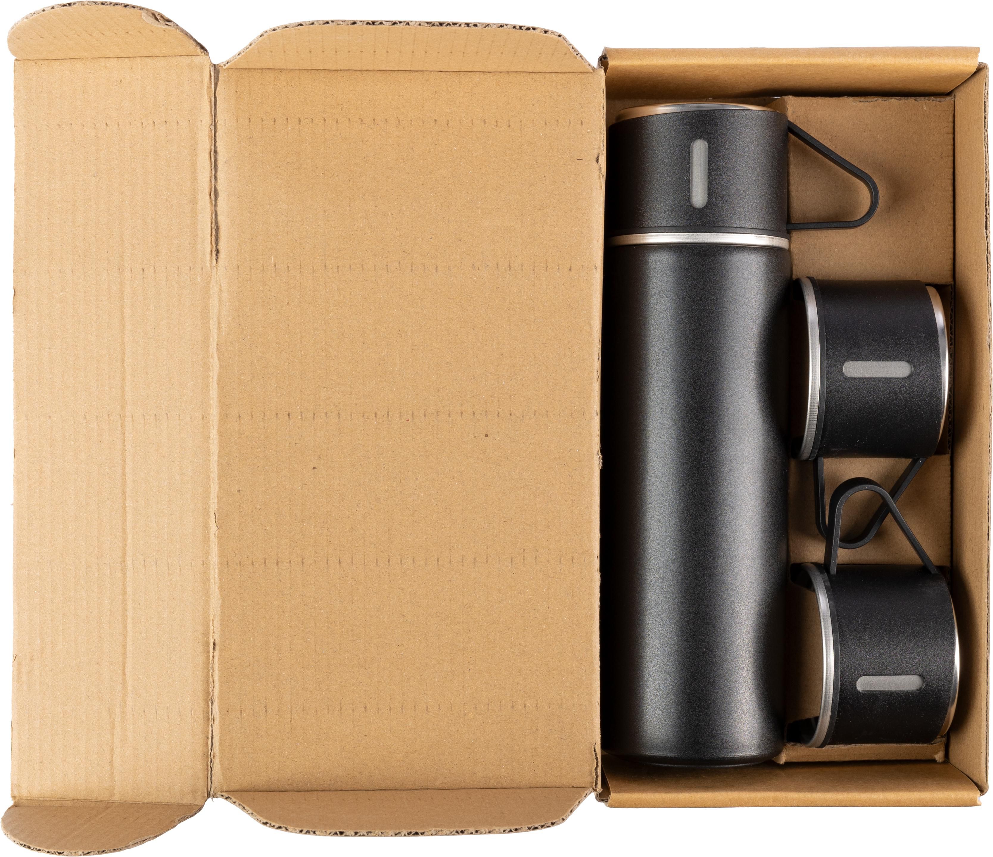 Vue 7 de Set de thermos | Inox | 420 ml + 2 tasses
