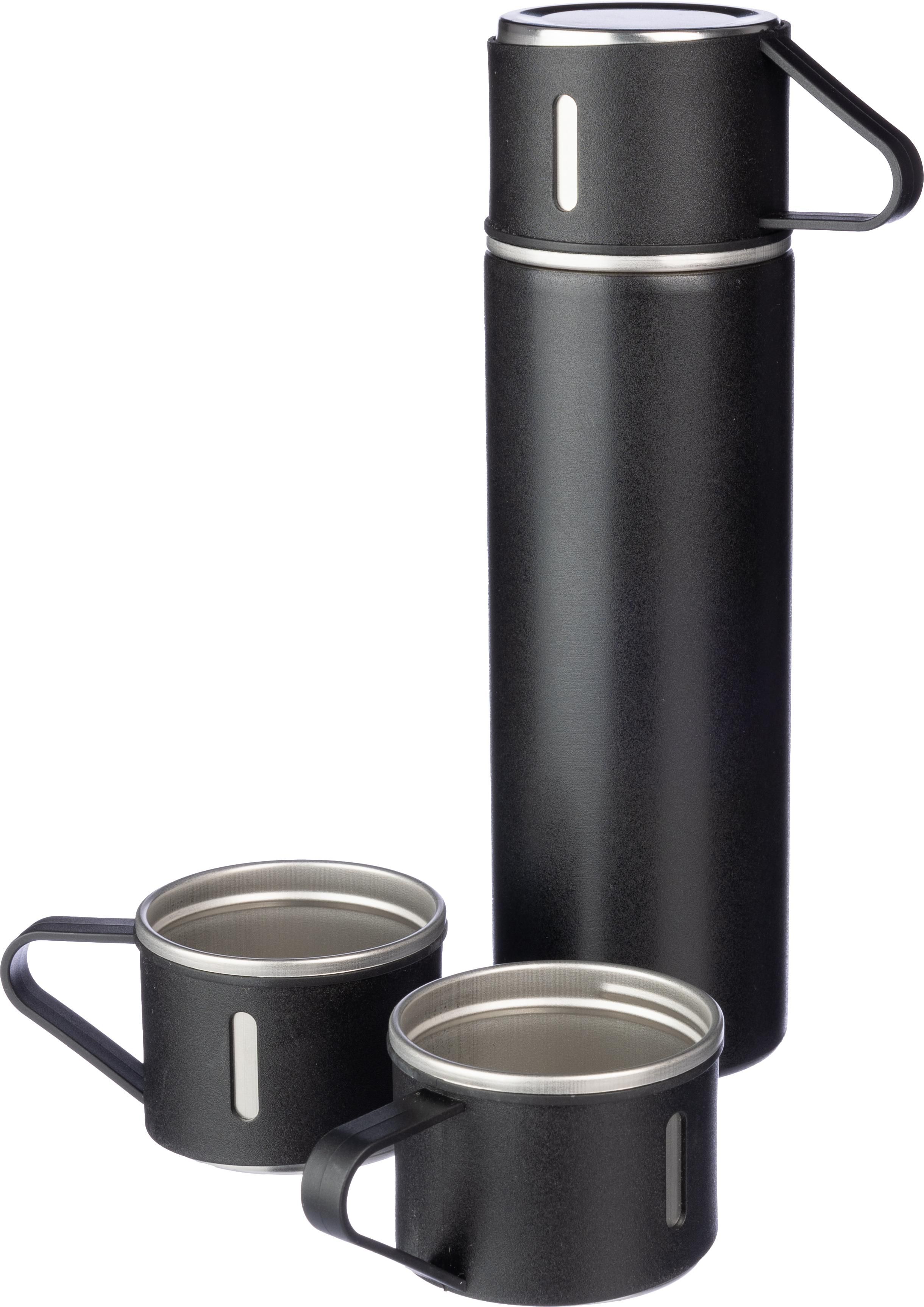 Vue 5 de Set de thermos | Inox | 420 ml + 2 tasses
