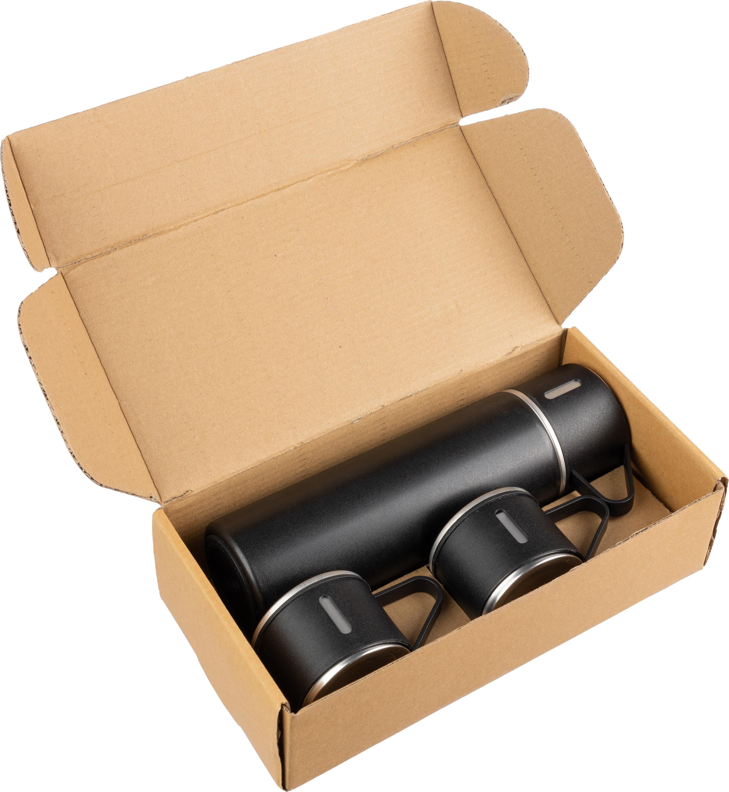 Vue 9 de Set de thermos | Inox | 420 ml + 2 tasses