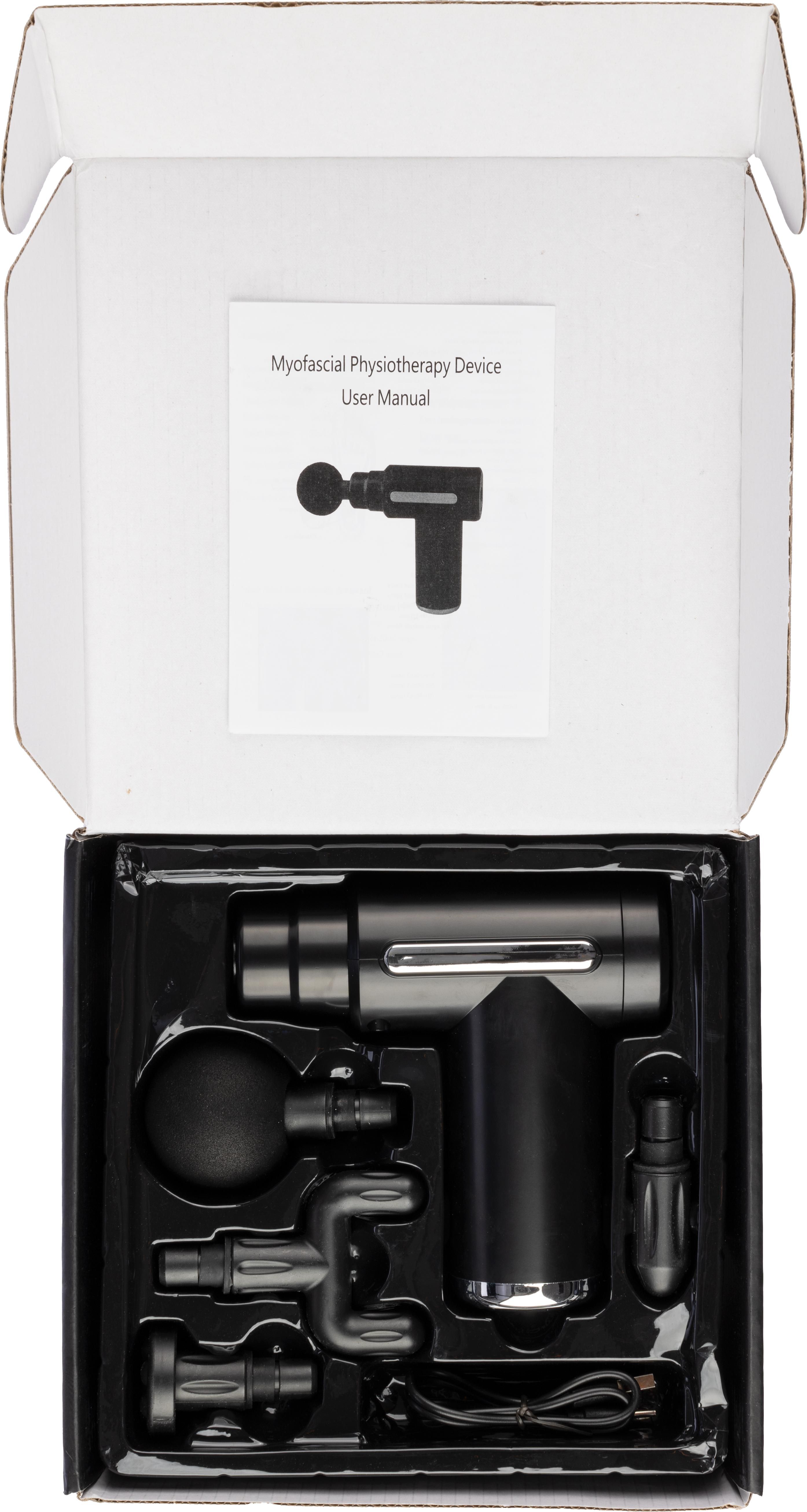 Vue 4 de Pistolet de massage Axel | Plastique | Rechargeable