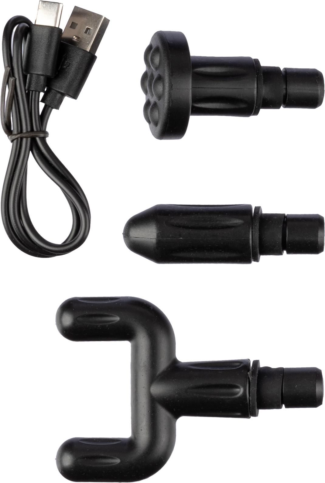 Vue 6 de Pistolet de massage Axel | Plastique | Rechargeable