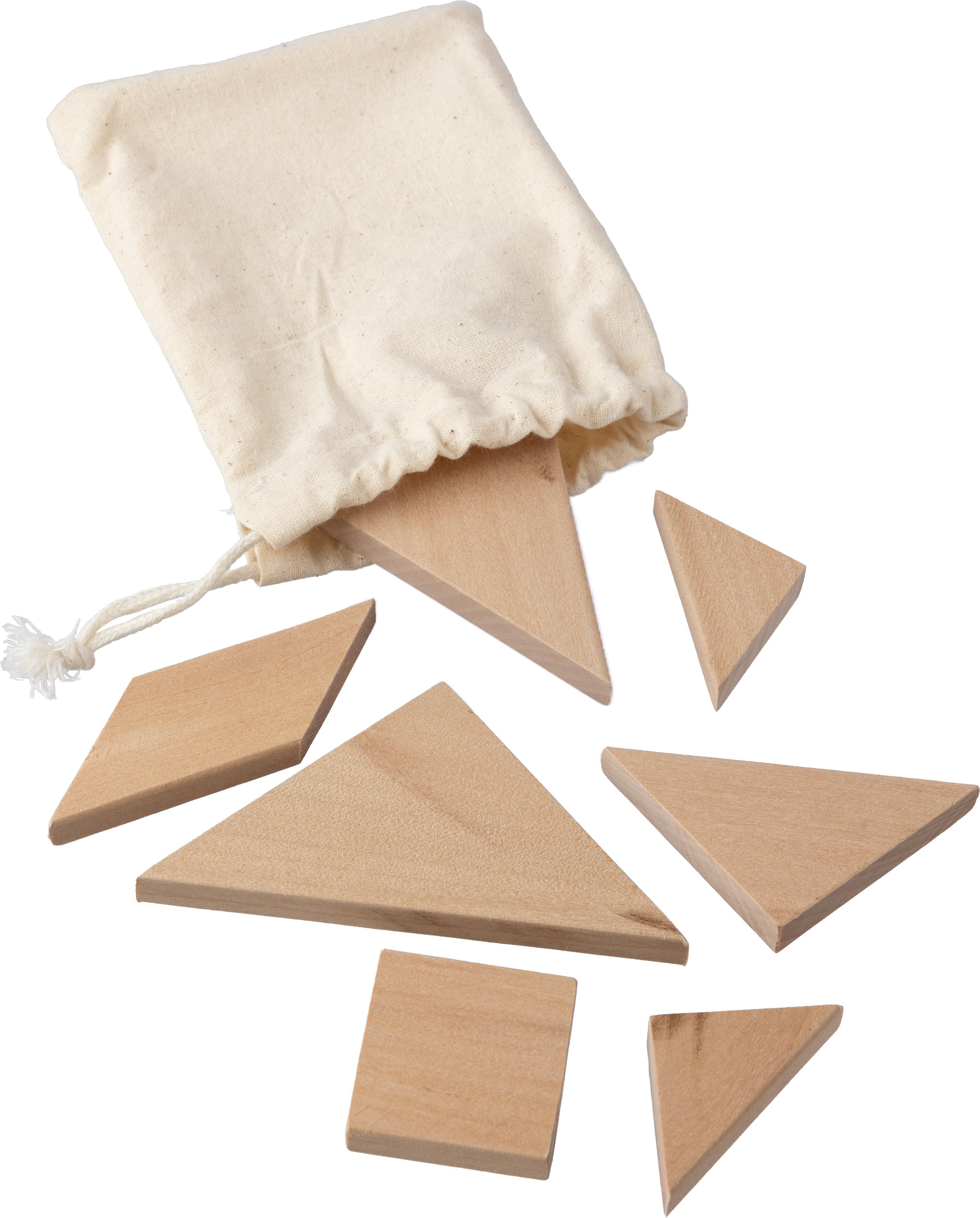 Vue 3 de Puzzle Ulrike | Bois | Tangram