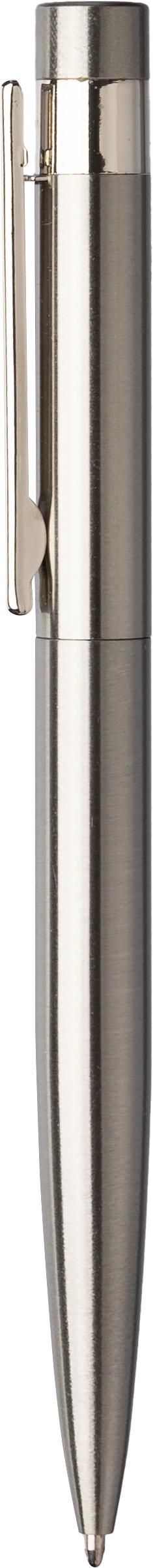 Vue 6 de Stylo bille Hannelore | Acier inoxydable recyclé | Twist