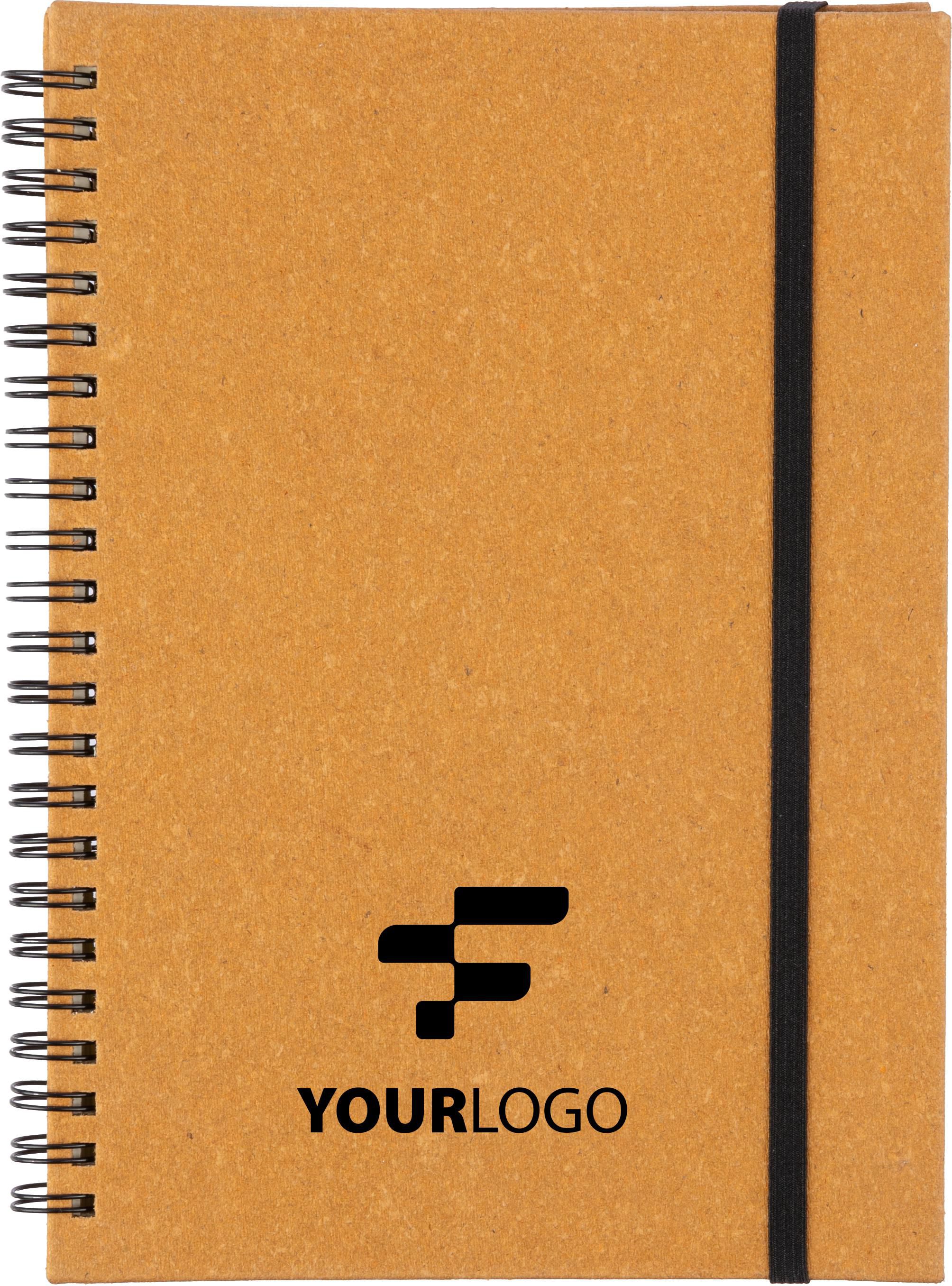 Vue 8 de Carnet Egon | Recyclé | A5 | Ligné