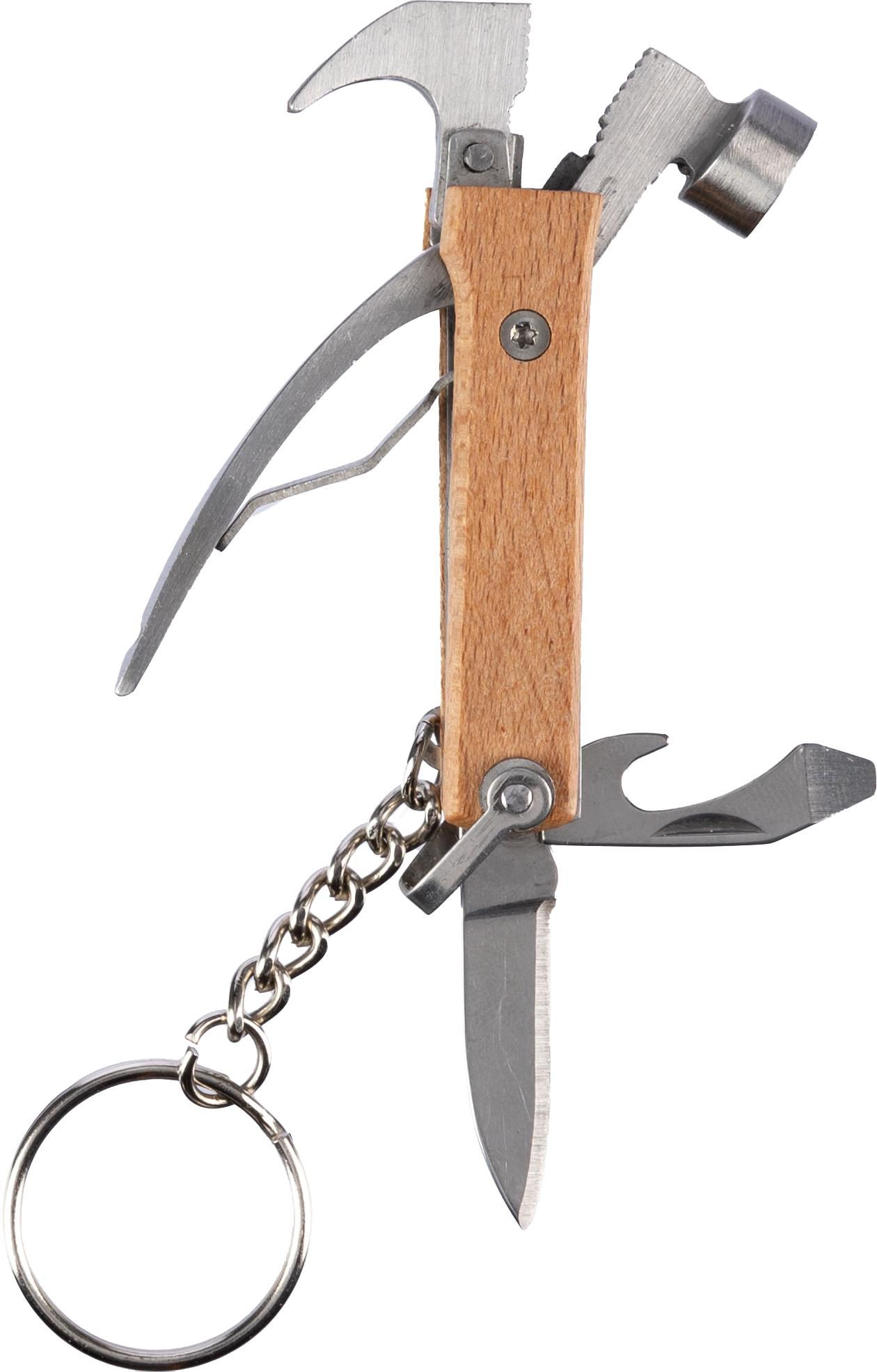 Vue 4 de Porte-clés Heinrich | Bambou | Multi-outil