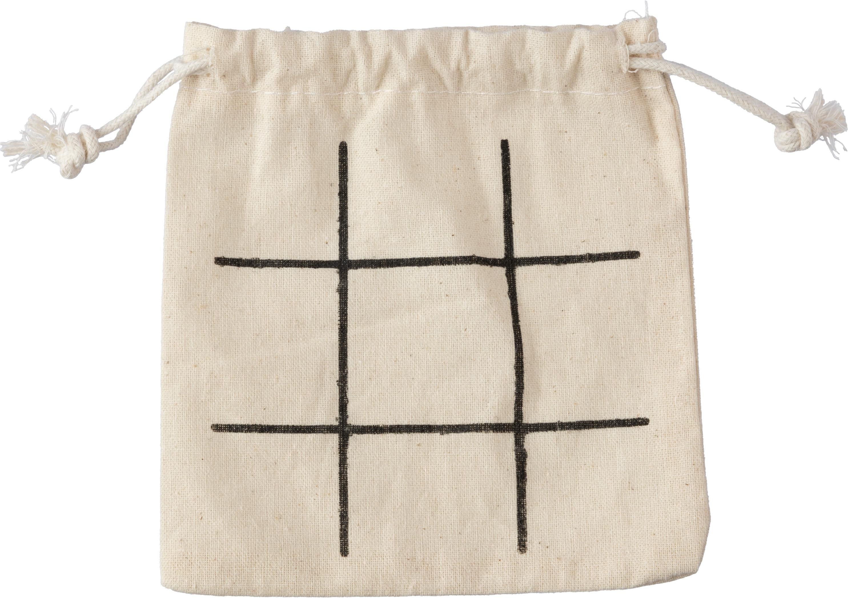 Jeu de morpion | Bois | Pochette coton
