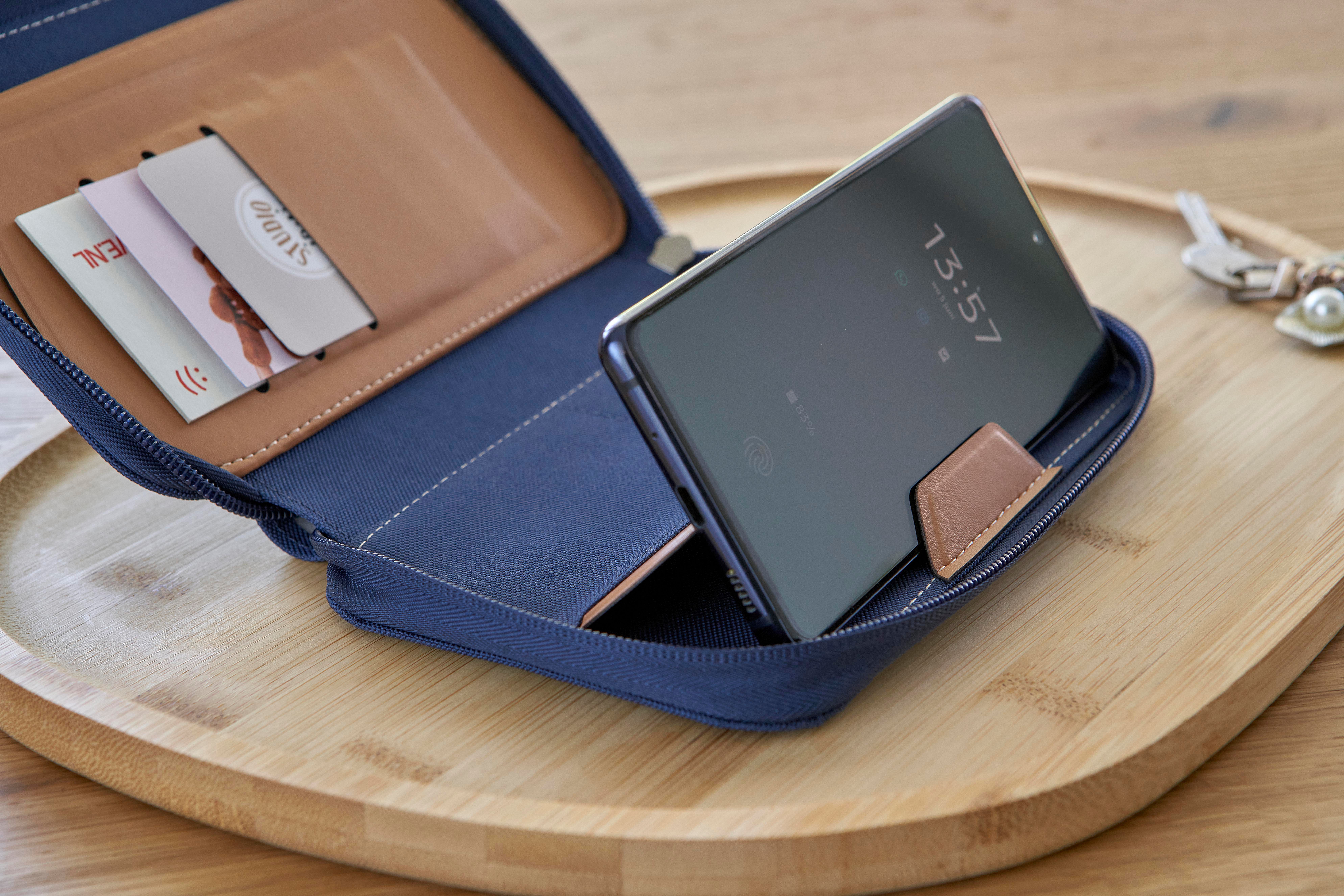 Vue 9 de Portefeuille de voyage Susanne | Recyclé | RFID