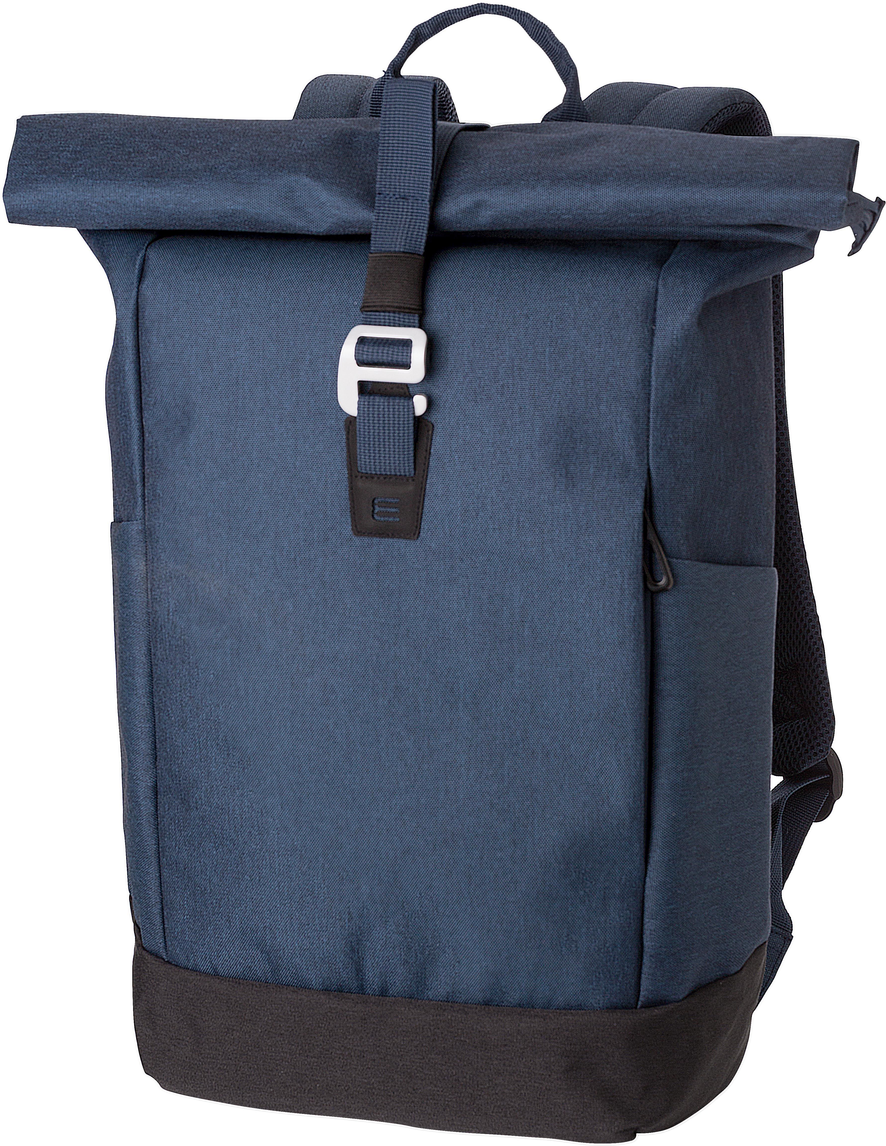 Vue 5 de Sac à dos Oberon | Recyclé | Roll-top | Ordinateur 14" | 20 l