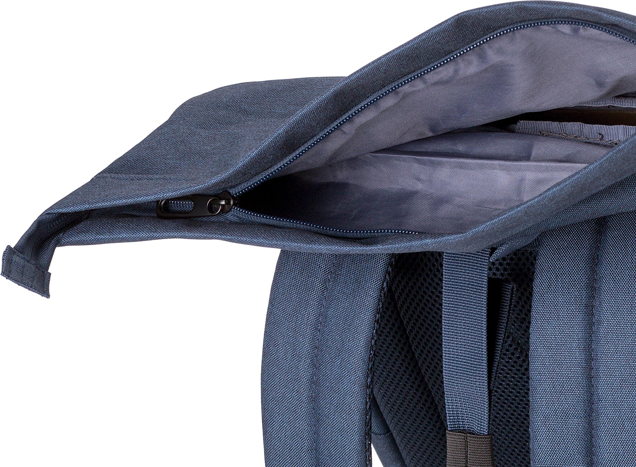 Vue 14 de Sac à dos Oberon | Recyclé | Roll-top | Ordinateur 14" | 20 l