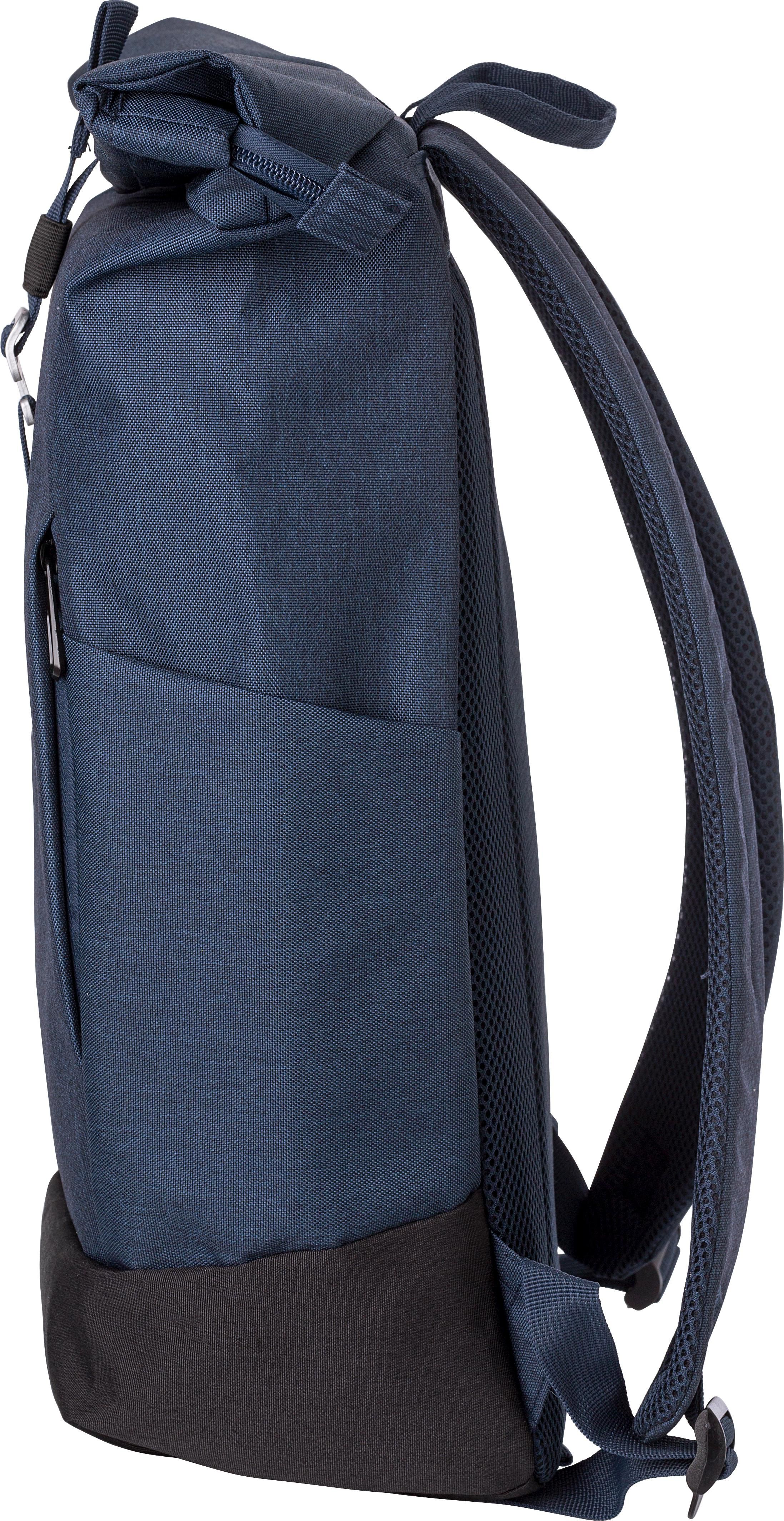 Vue 7 de Sac à dos Oberon | Recyclé | Roll-top | Ordinateur 14" | 20 l