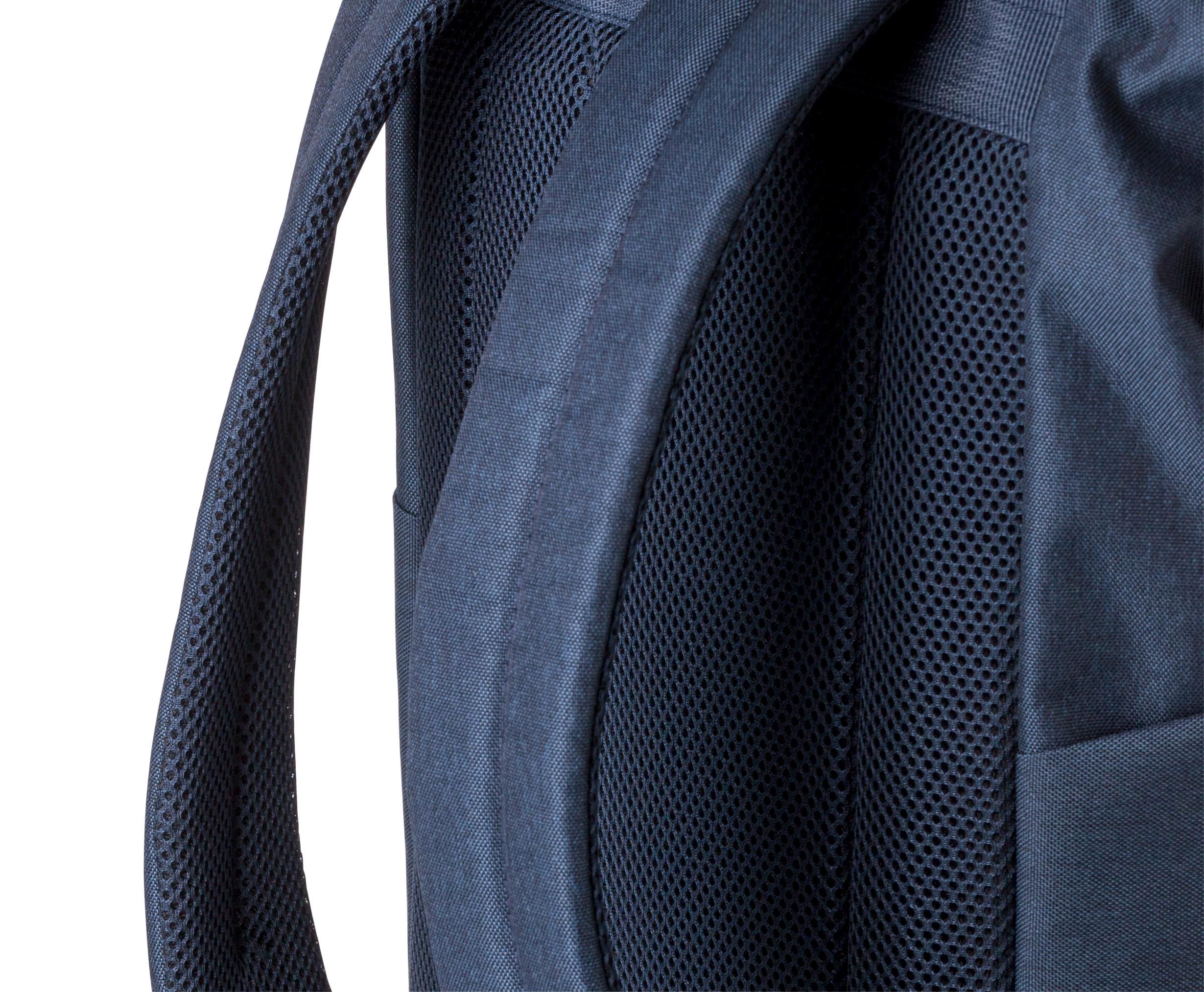 Vue 15 de Sac à dos Oberon | Recyclé | Roll-top | Ordinateur 14" | 20 l