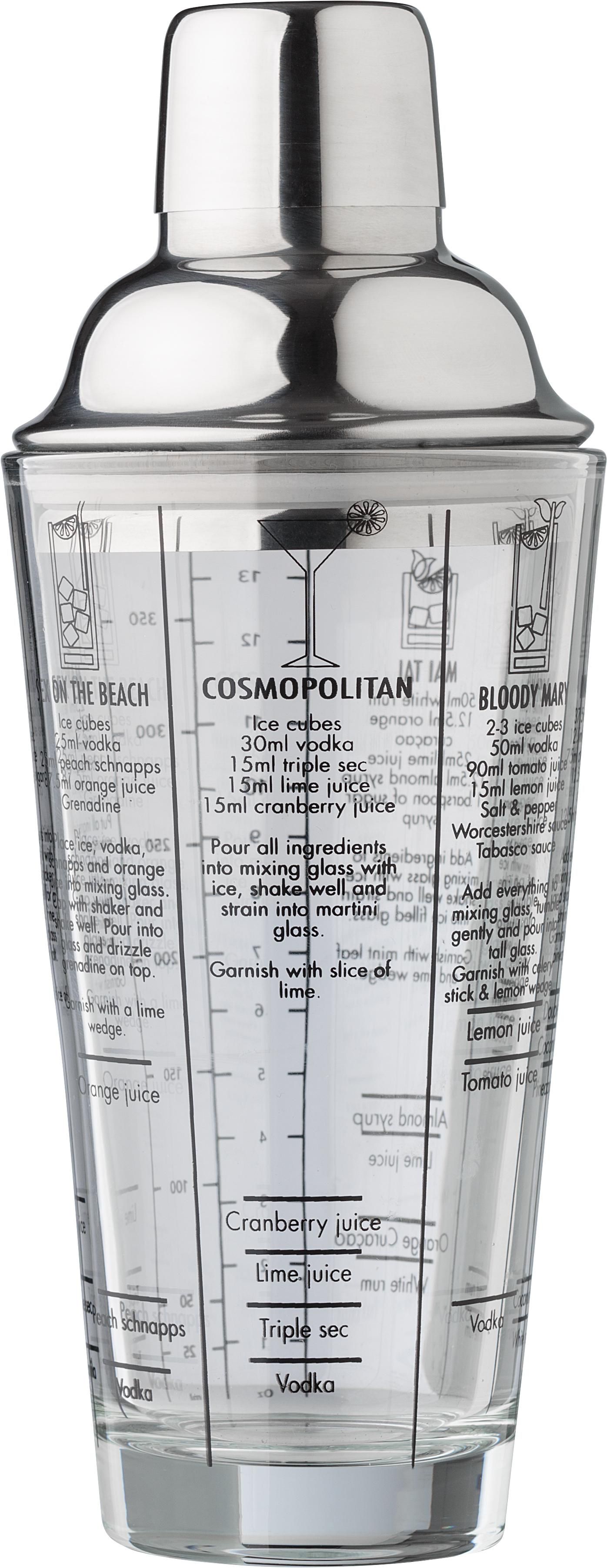Vue 10 de Shaker à cocktail Adela | Verre | 400 ml