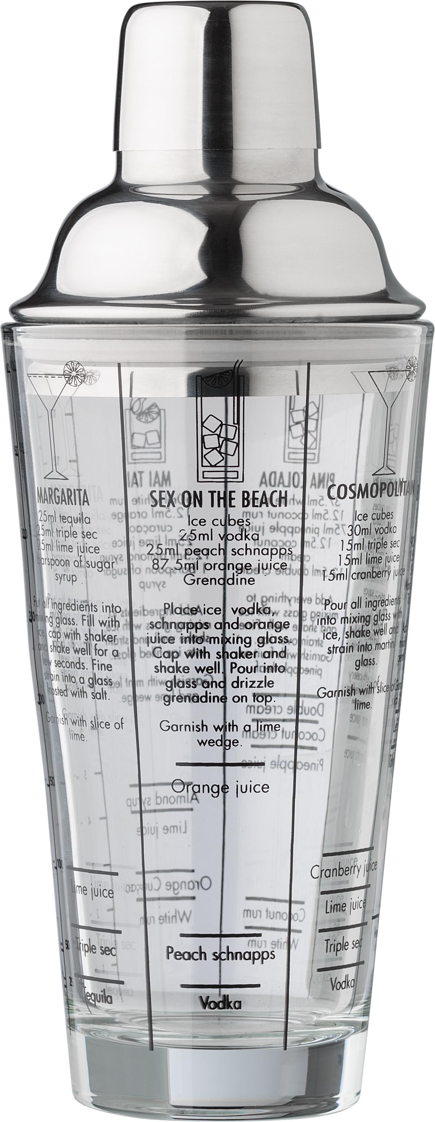 Vue 5 de Shaker à cocktail Adela | Verre | 400 ml