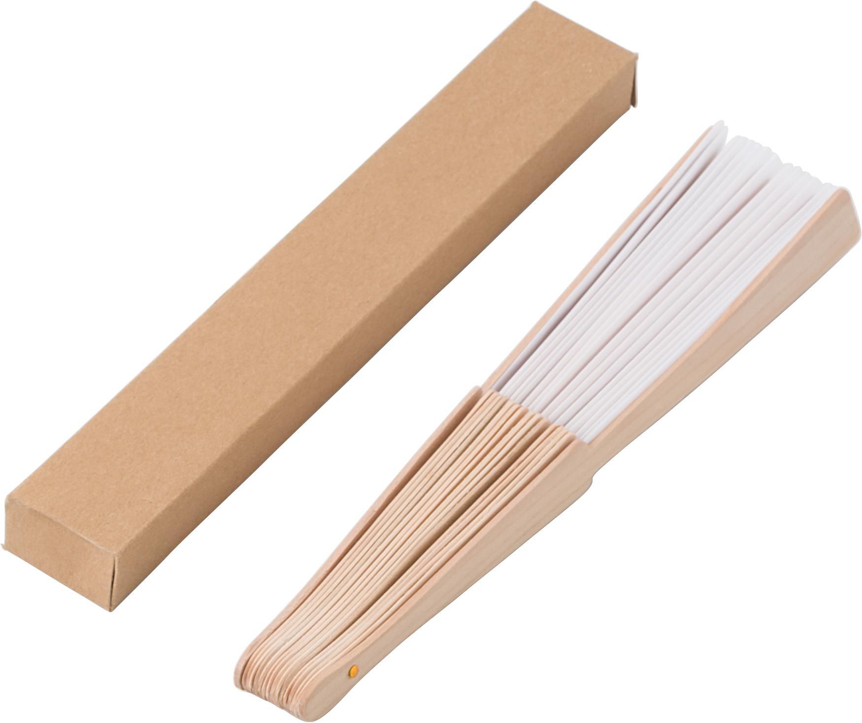 Vue 11 de Éventail Rosanne | Tissu recyclé | Manche en bois
