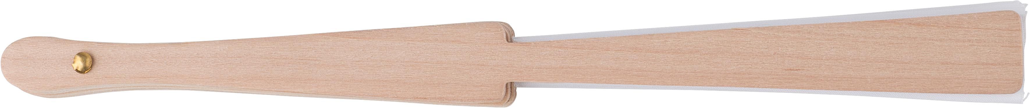 Vue 8 de Éventail Rosanne | Tissu recyclé | Manche en bois