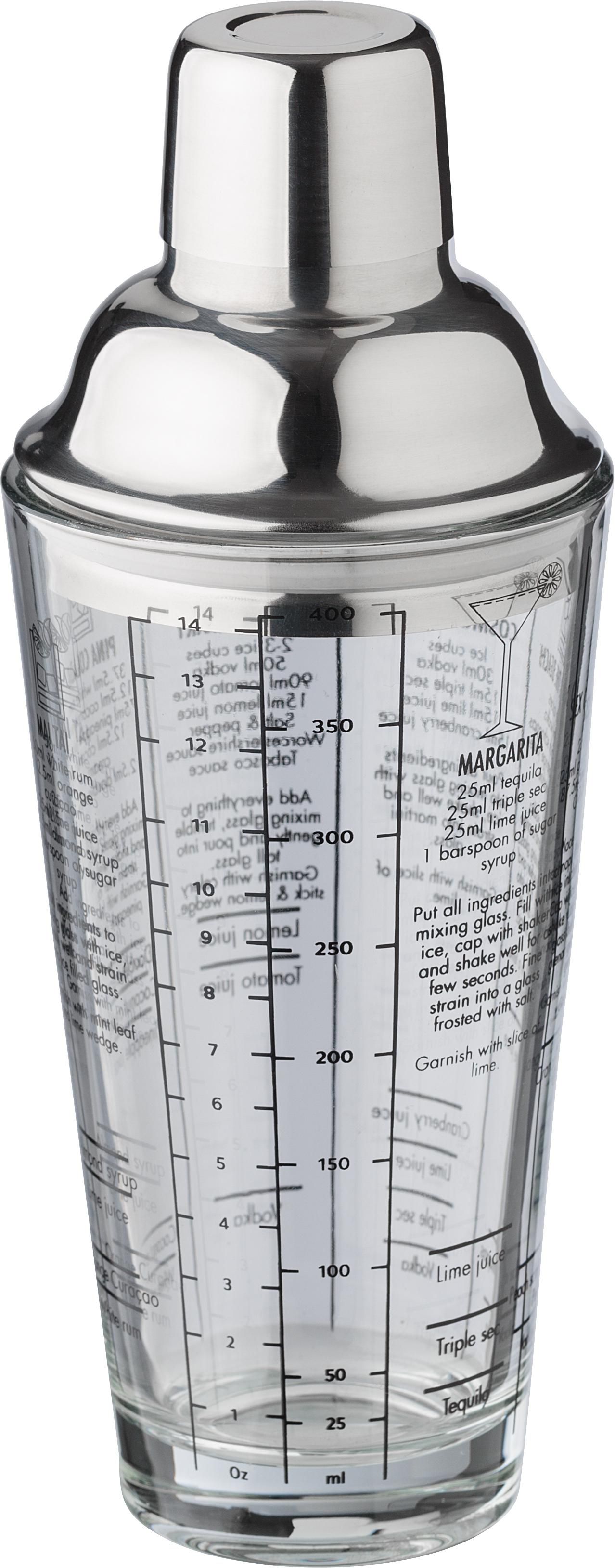 Vue 9 de Shaker à cocktail Adela | Verre | 400 ml