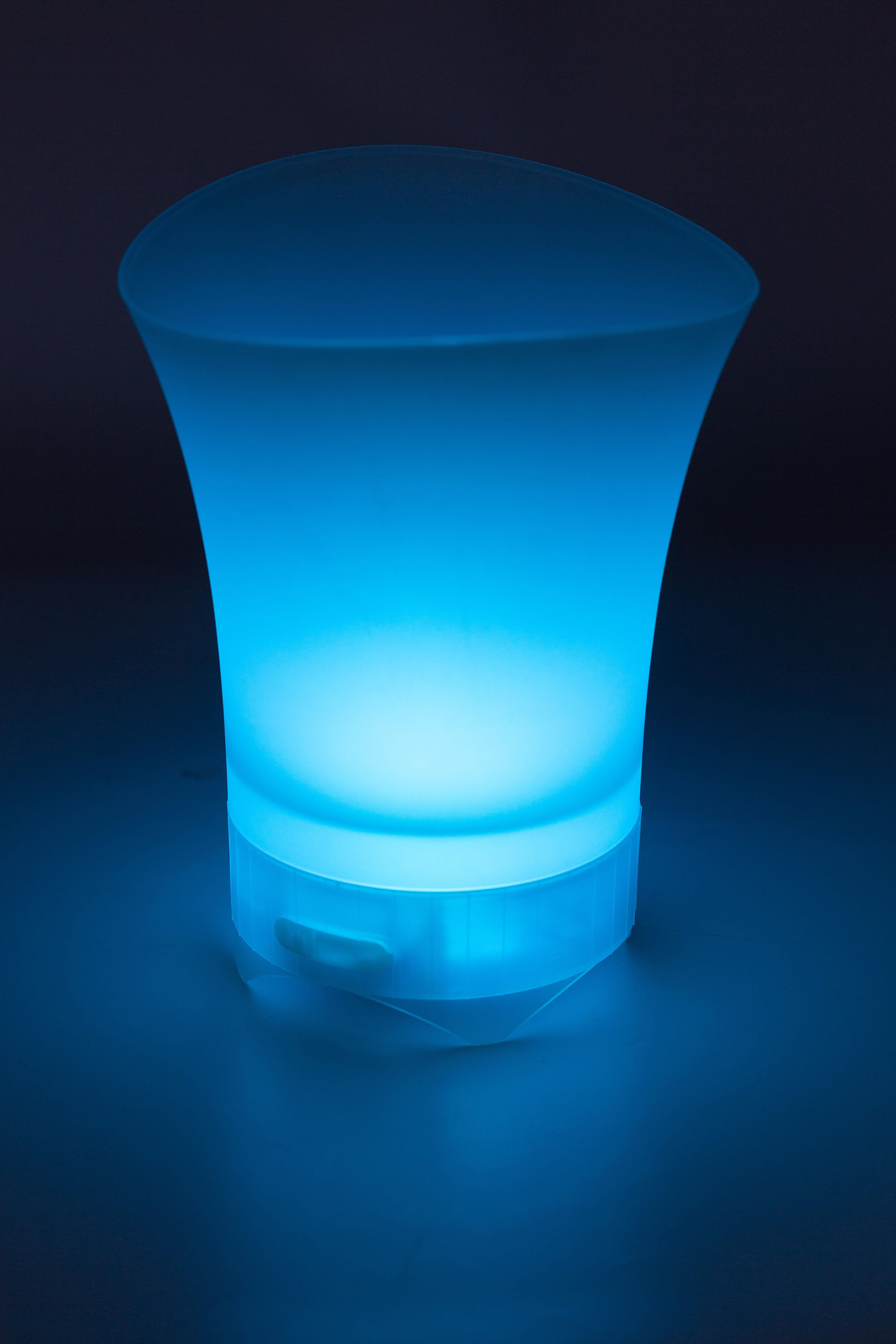 Vue 12 de Seau à glace avec enceinte Annabel | Plastique | 5W | Sans fil