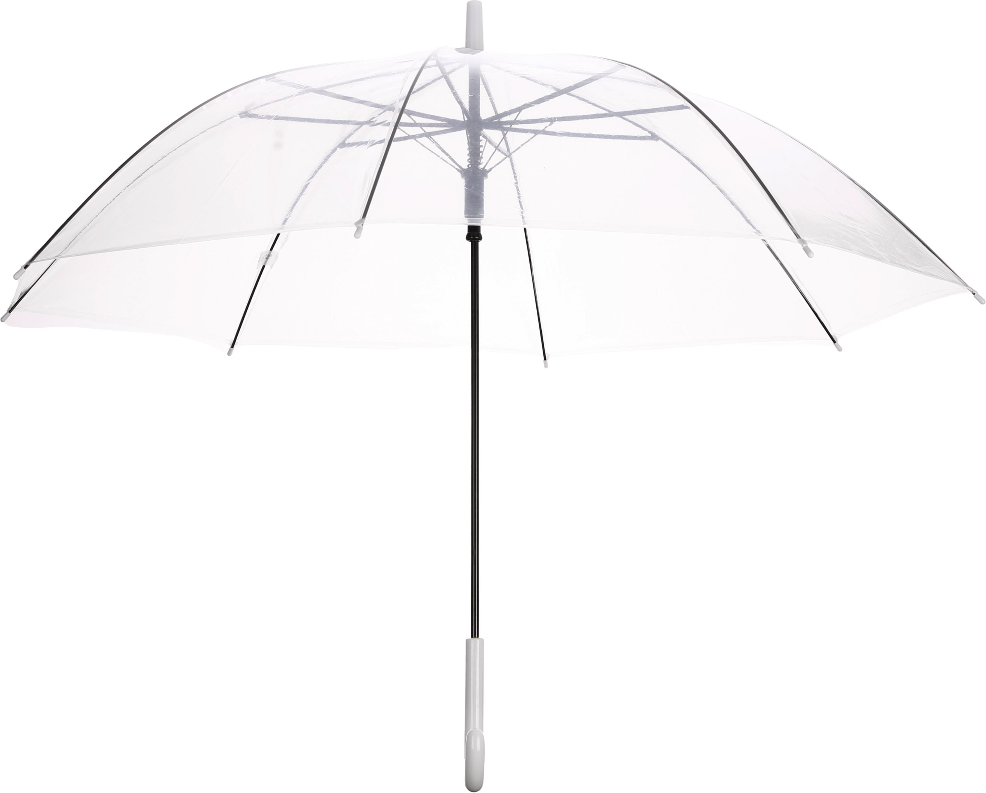 Vue 3 de Parapluie Denise | Transparent | 21 pouces