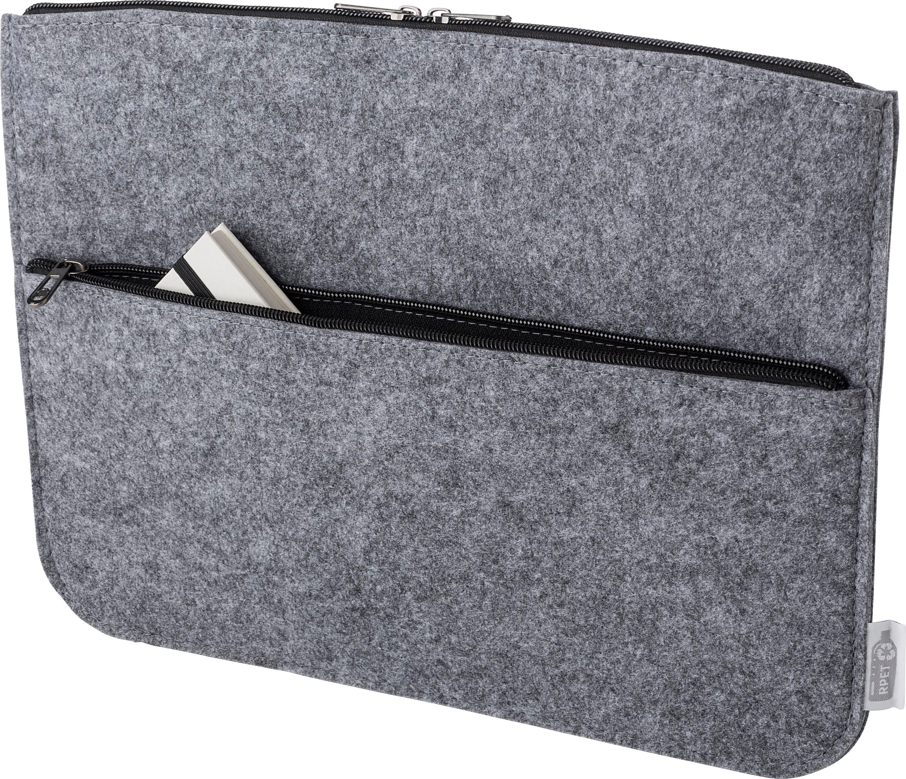Vue 4 de Sacoche pour ordinateur portable Emilia | Recyclé | 14" | 10 l