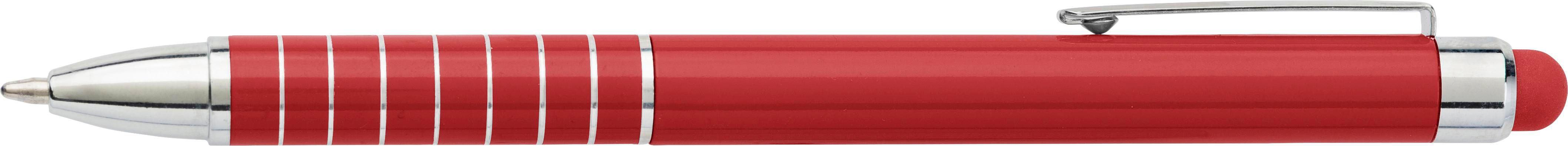 Vue 3 de Stylo bille Oliver | Aluminium | Stylet