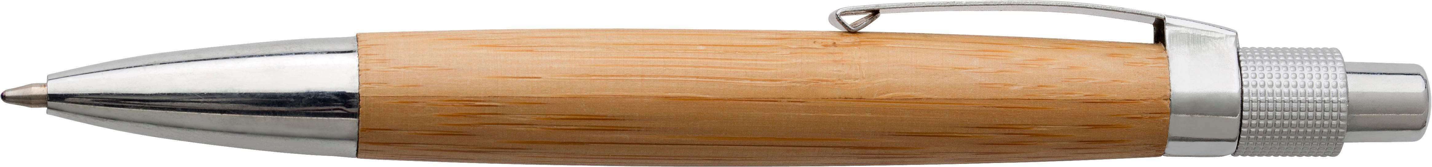 Vue 2 de Stylo bille Arabella | Bambou