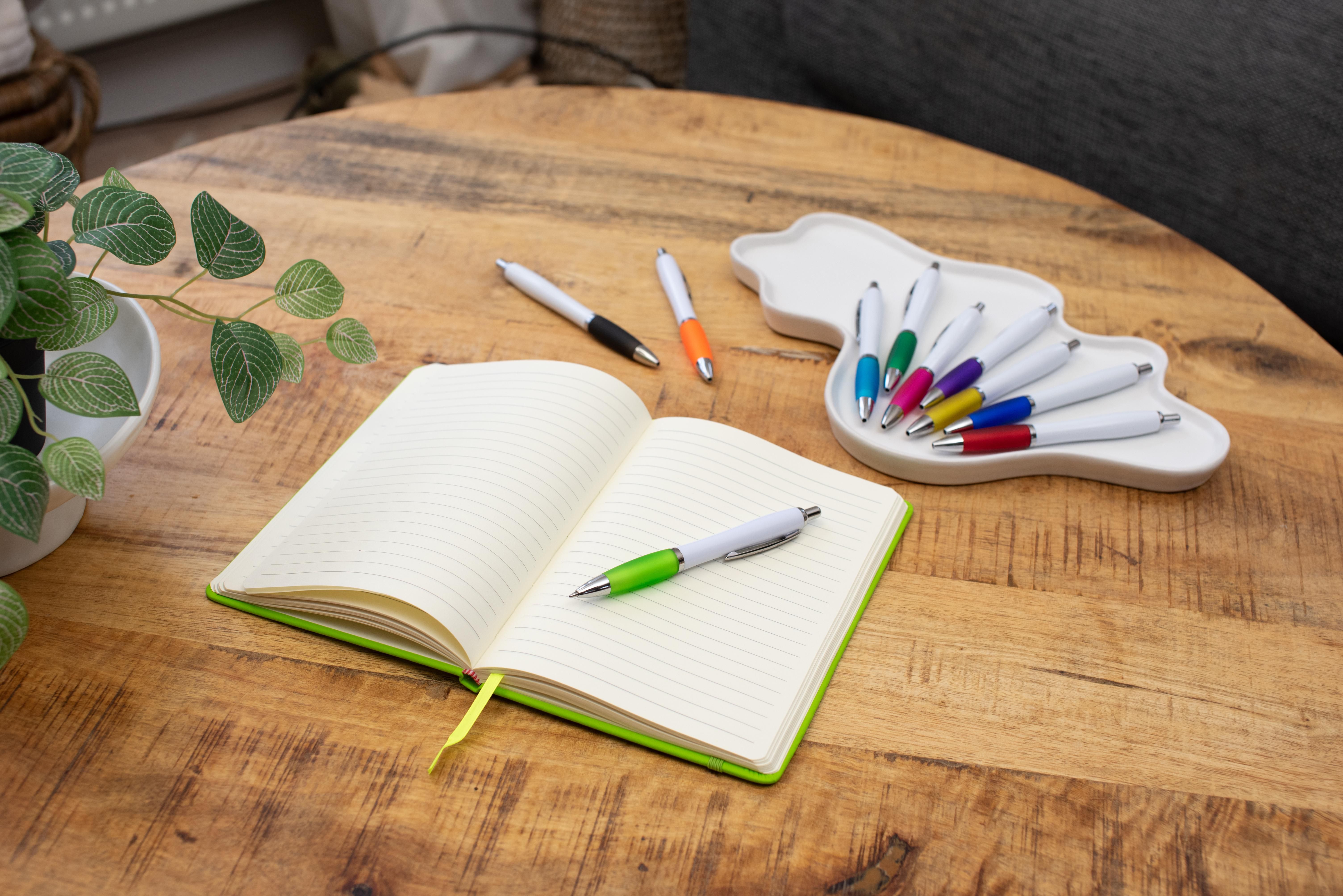 Vue 3 de Stylo Swansea | Prise caoutchoutée