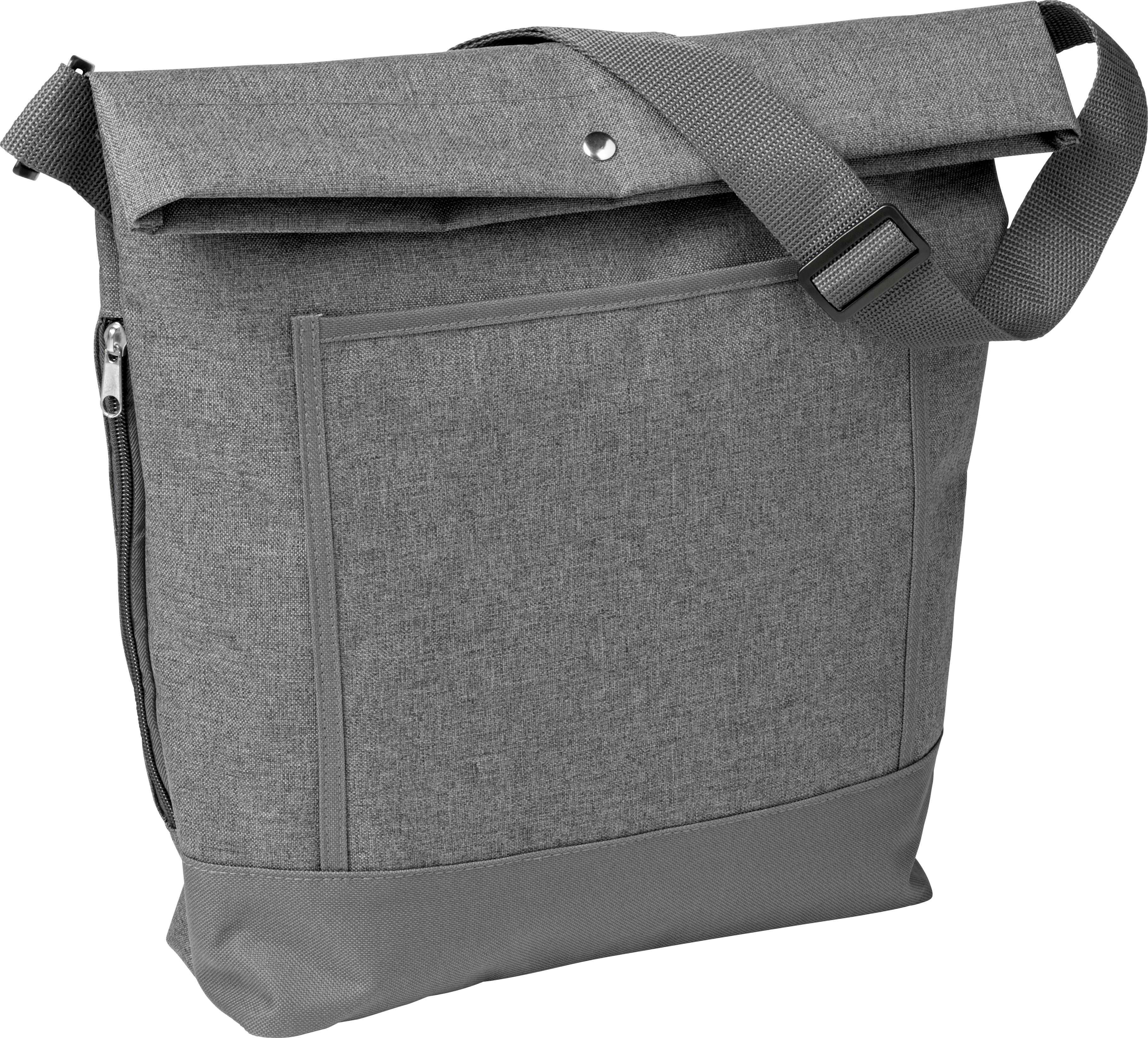 Vue 4 de Tote bag Hekla | Polycanvas 600D | Gris