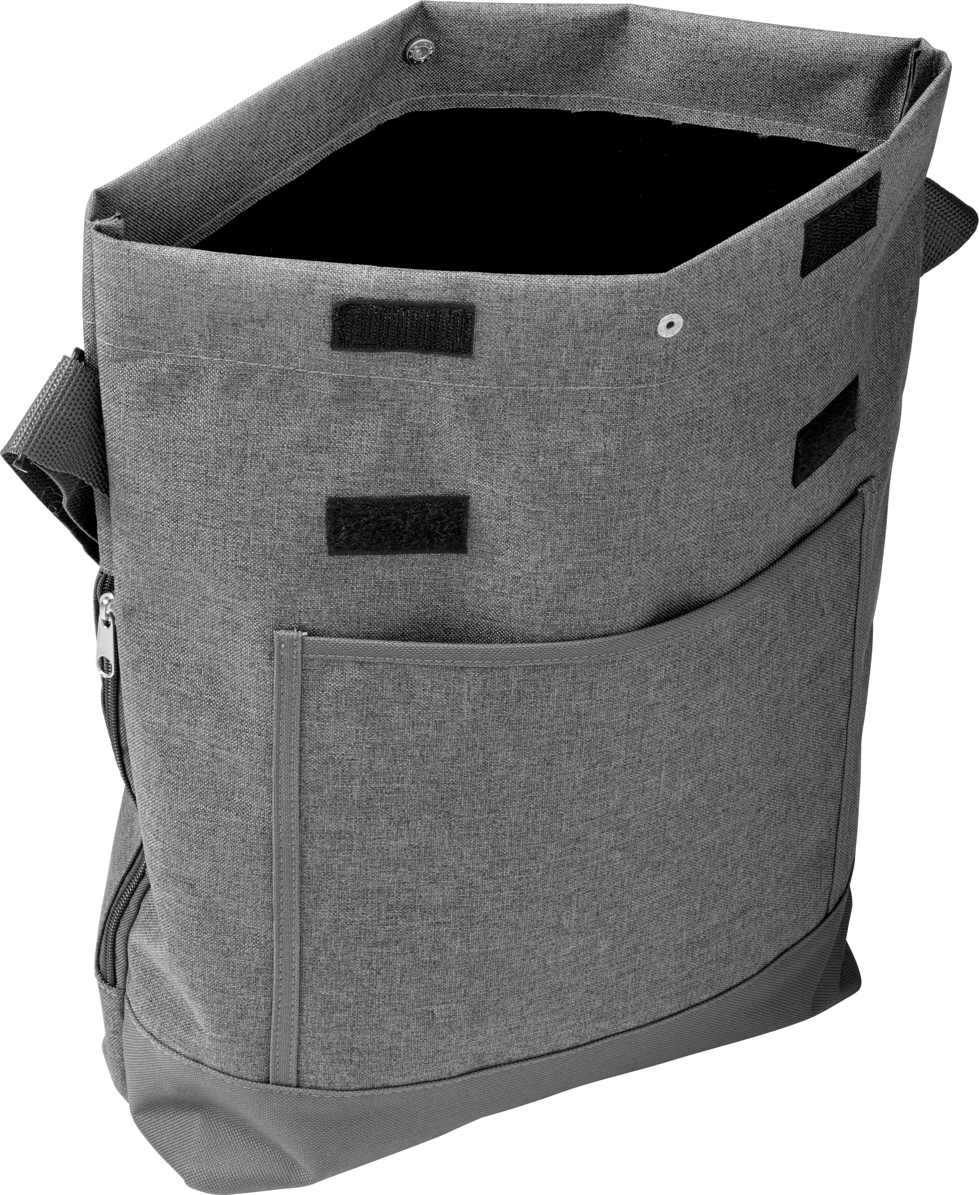Vue 5 de Tote bag Hekla | Polycanvas 600D | Gris