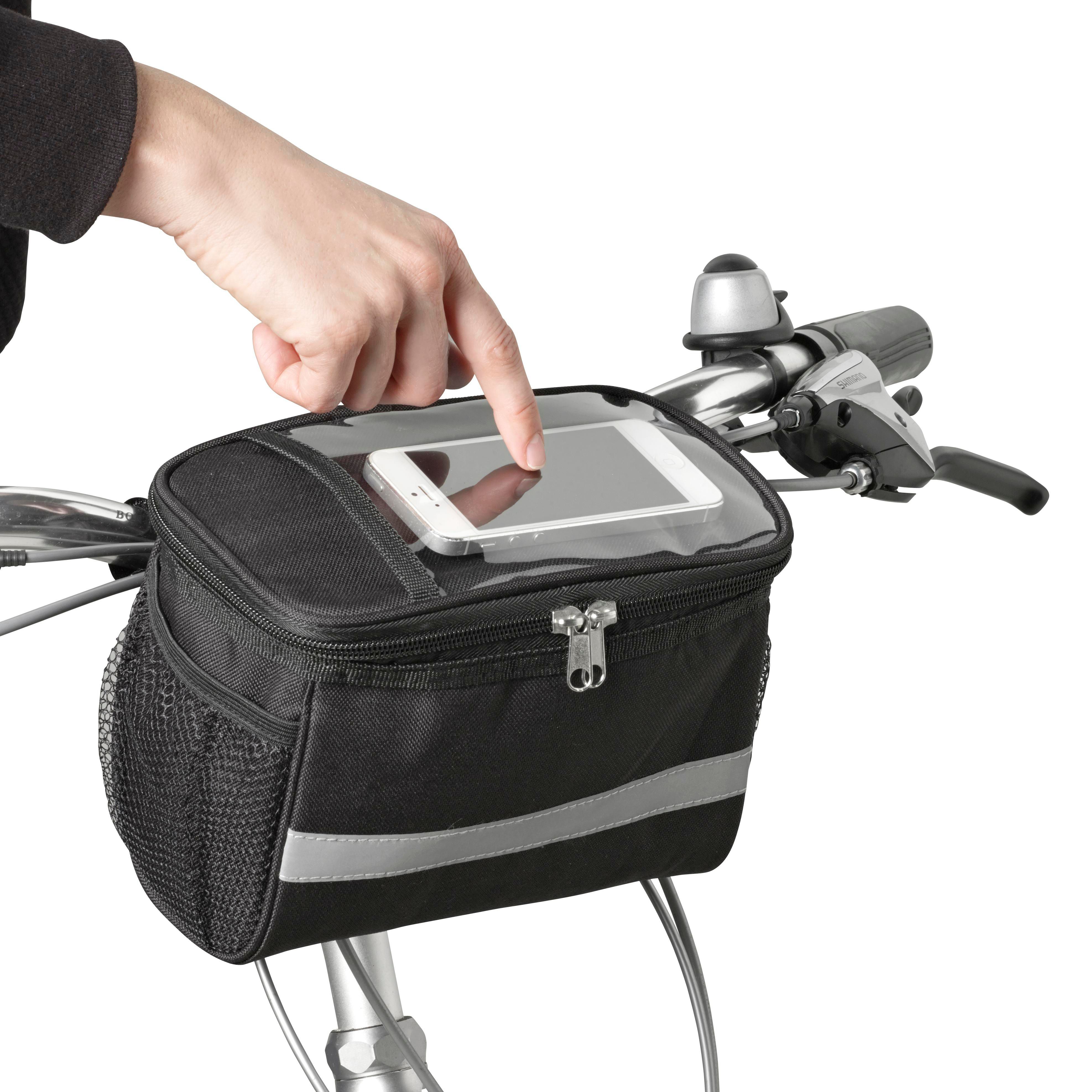 Vue 4 de Sacoche isotherme de guidon Prisha | 2 l