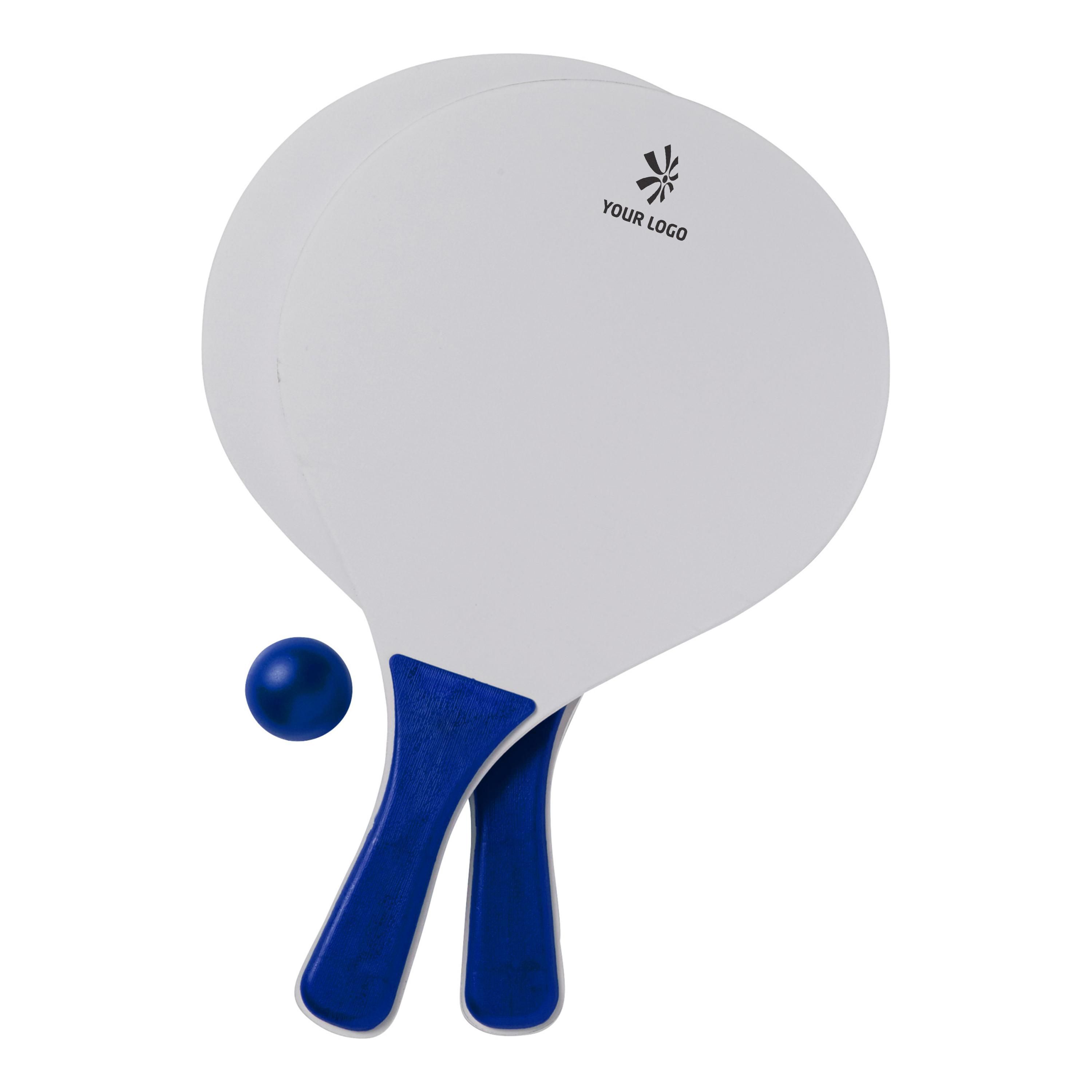 Vue 5 de Set de raquettes de plage Fabien | Bois | 2 raquettes et balle