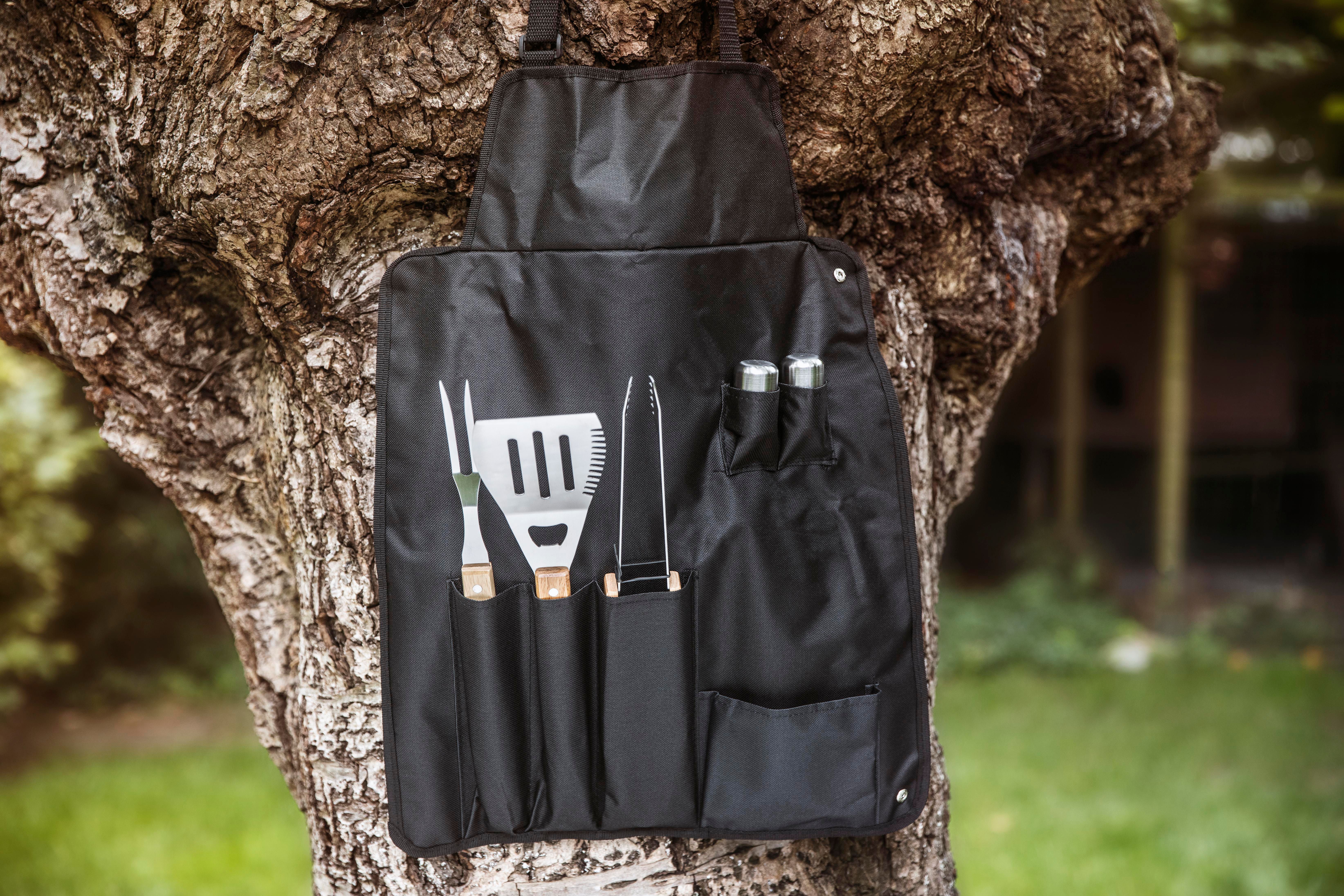 Vue 5 de Set barbecue Hugo | Inox | Tablier
