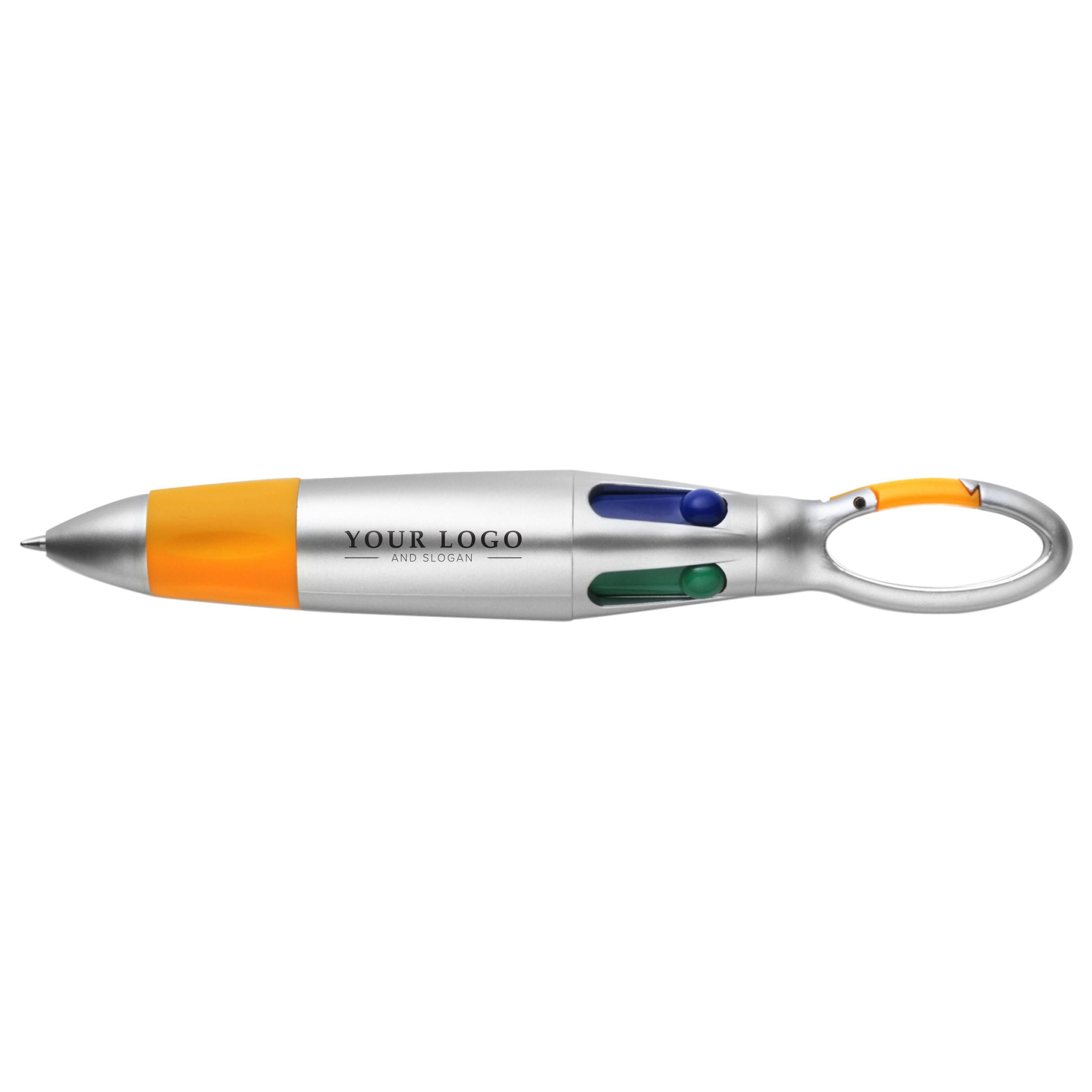 Vue 7 de Stylo bille Marvin | Plastique | 4 couleurs d'encre