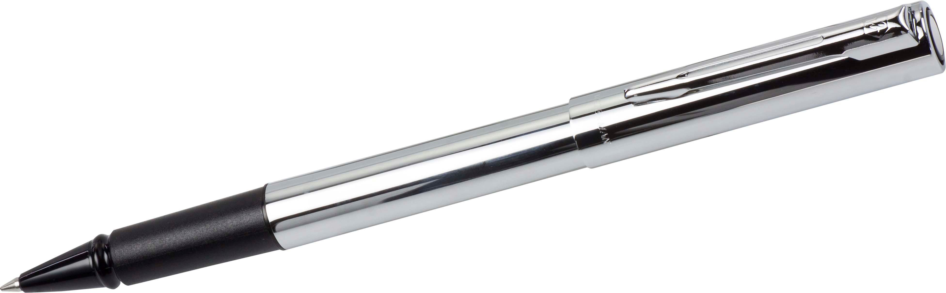Vue 4 de Waterman Graduate stylo roller | Chrome