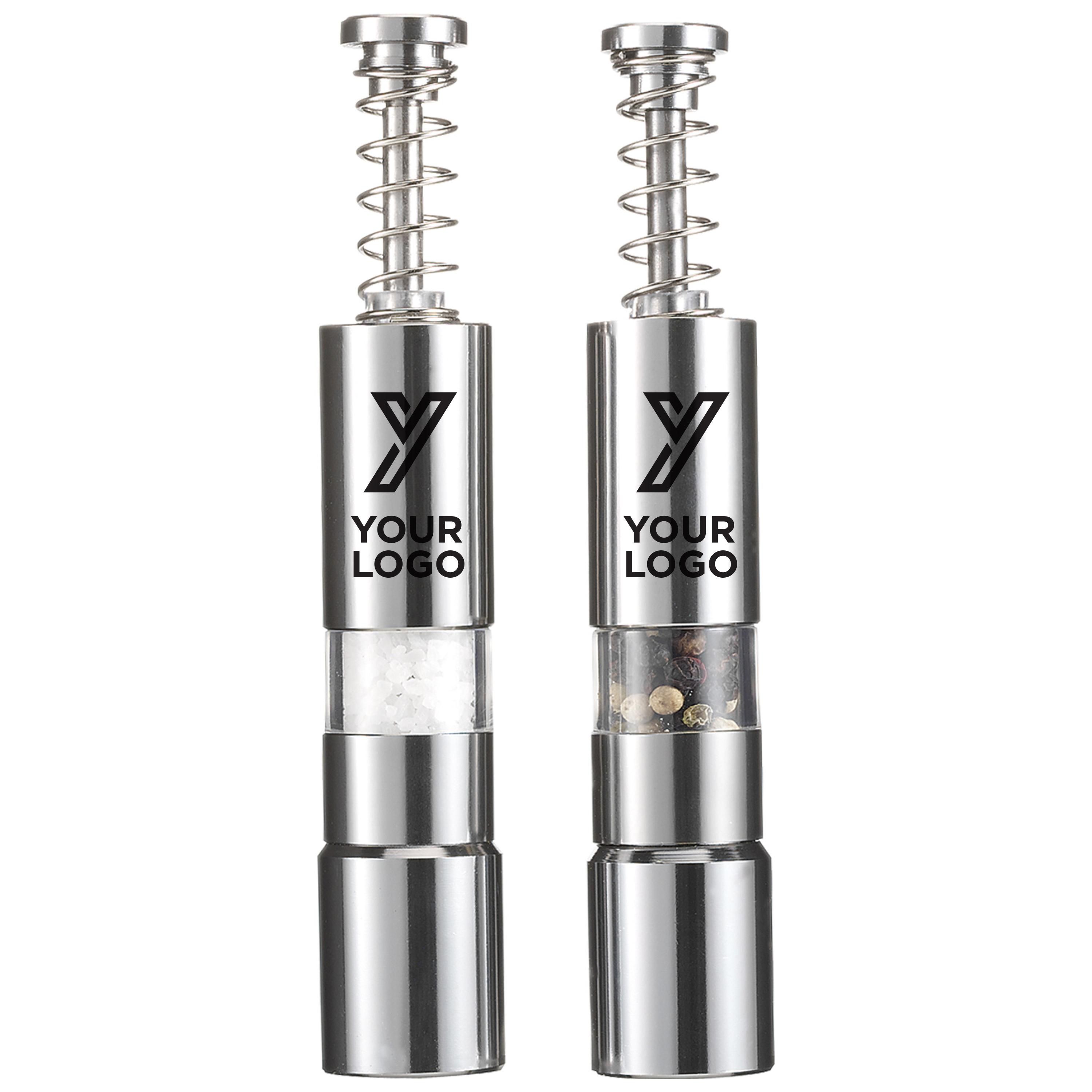 Vue 5 de Set moulins sel et poivre Annalena | Inox | 2 pcs