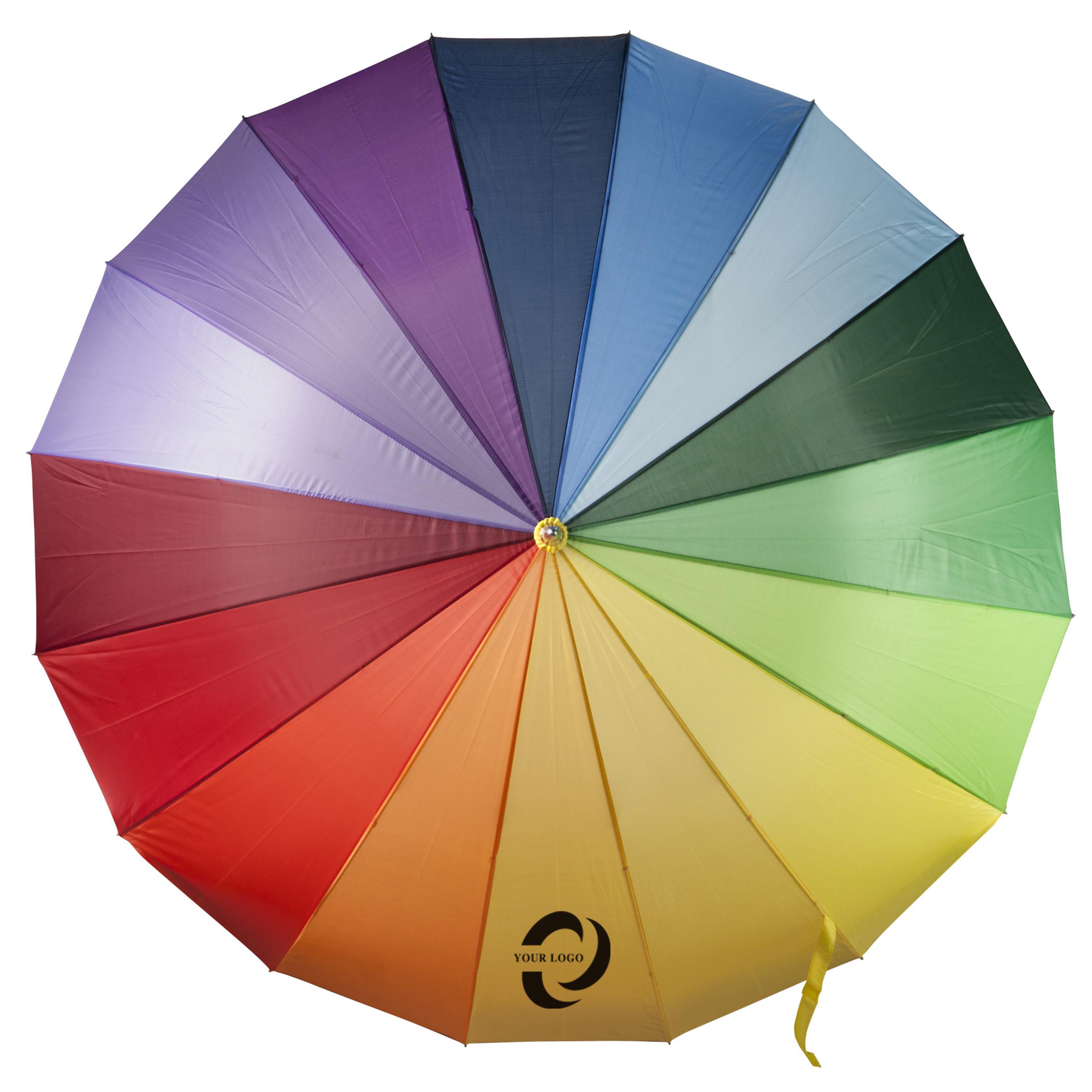 Vue 7 de Parapluie arc-en-ciel Haya | 190T