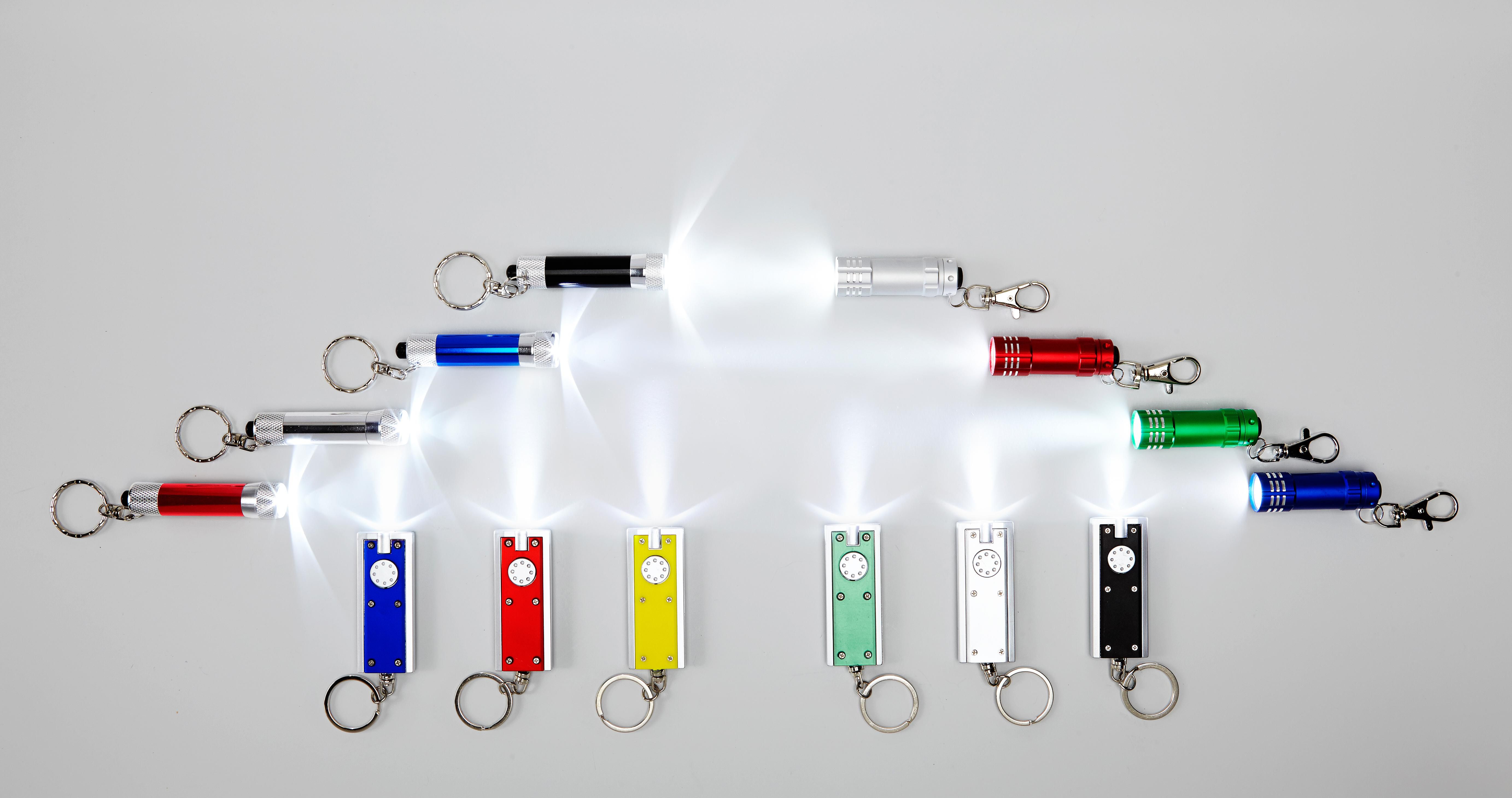 Vue 5 de Porte-clés Audrey | Aluminium | LED