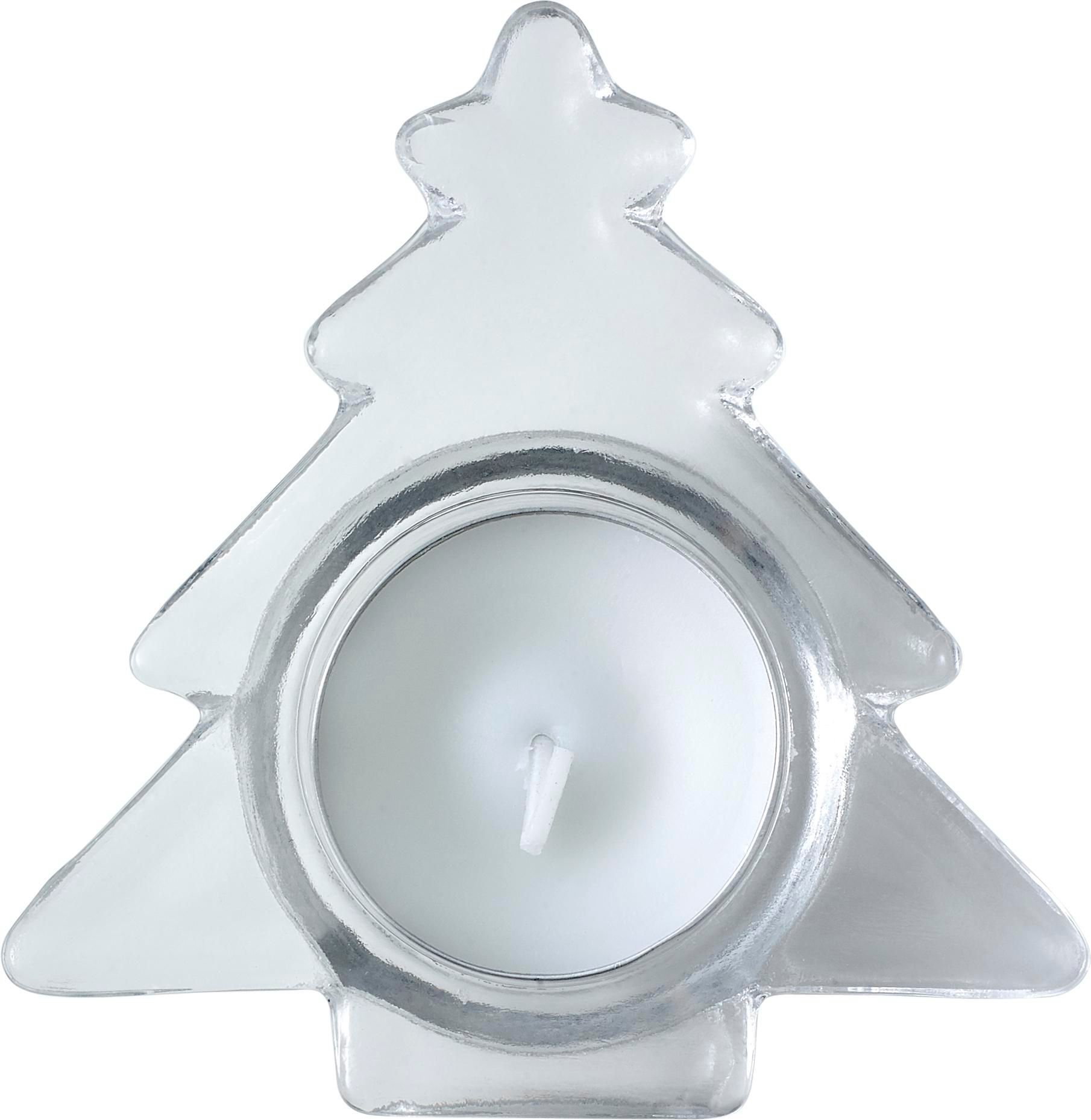 Vue 2 de Photophore Casey | Verre | Sapin de Noël