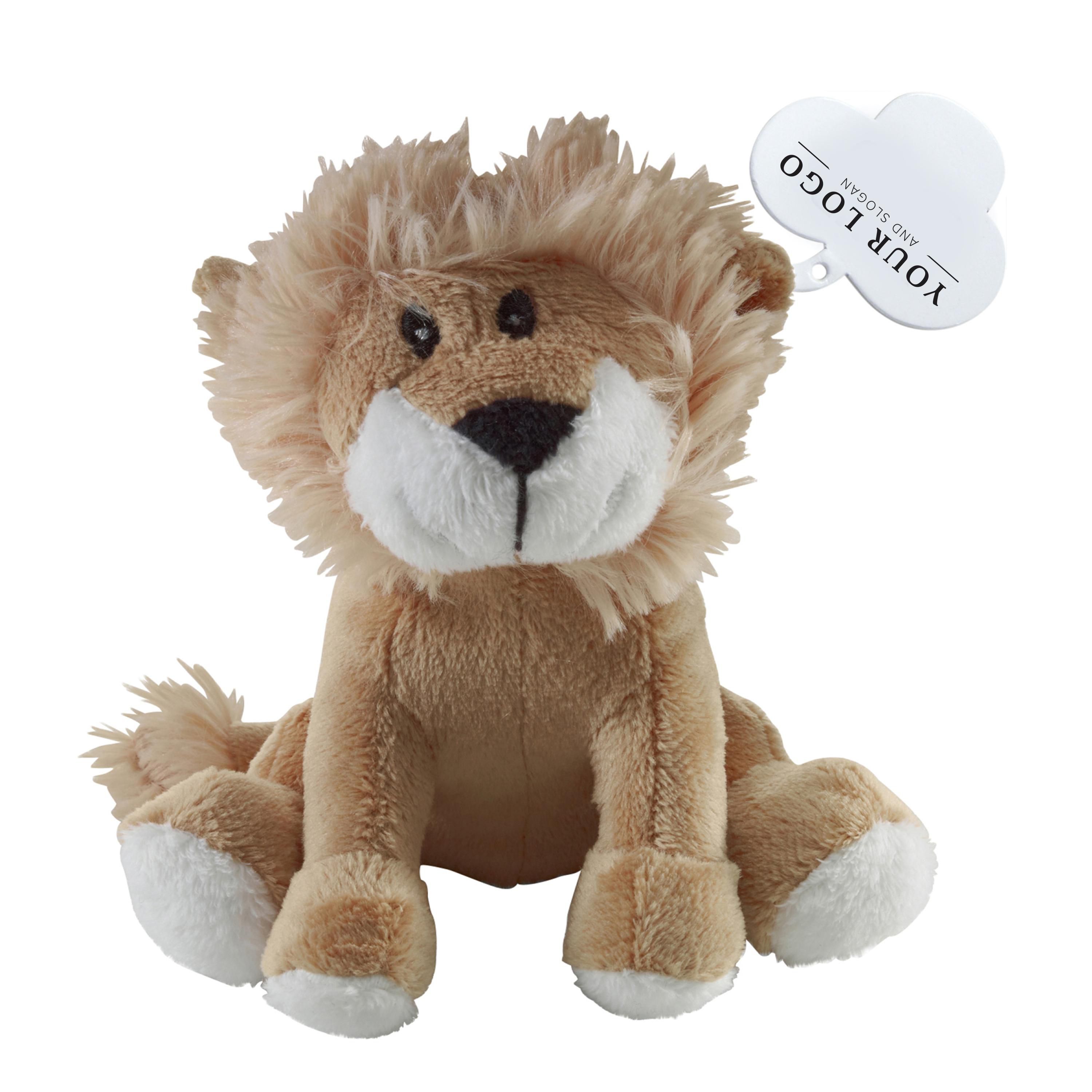 Vue 4 de Lion en peluche Frank | 12 cm