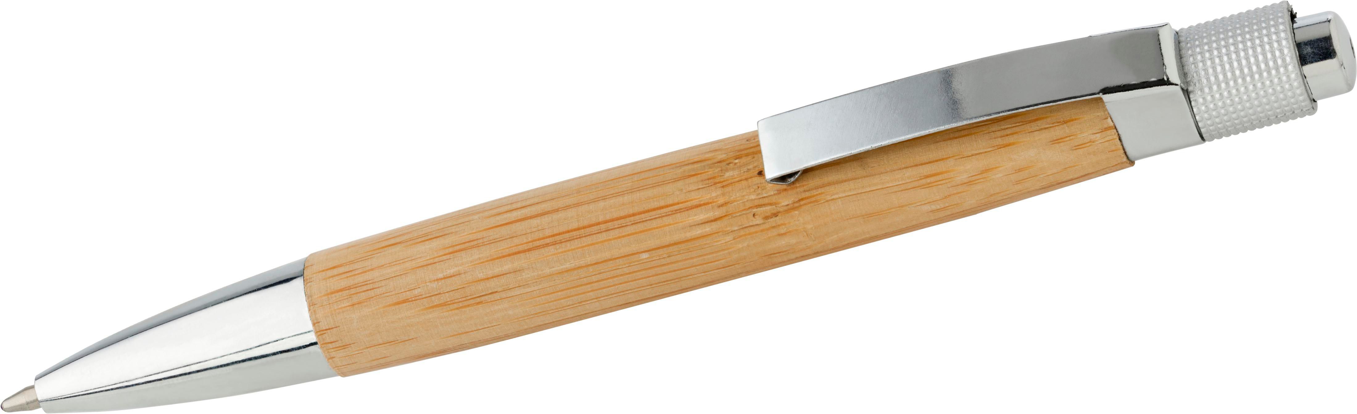 Vue 6 de Stylo bille Arabella | Bambou