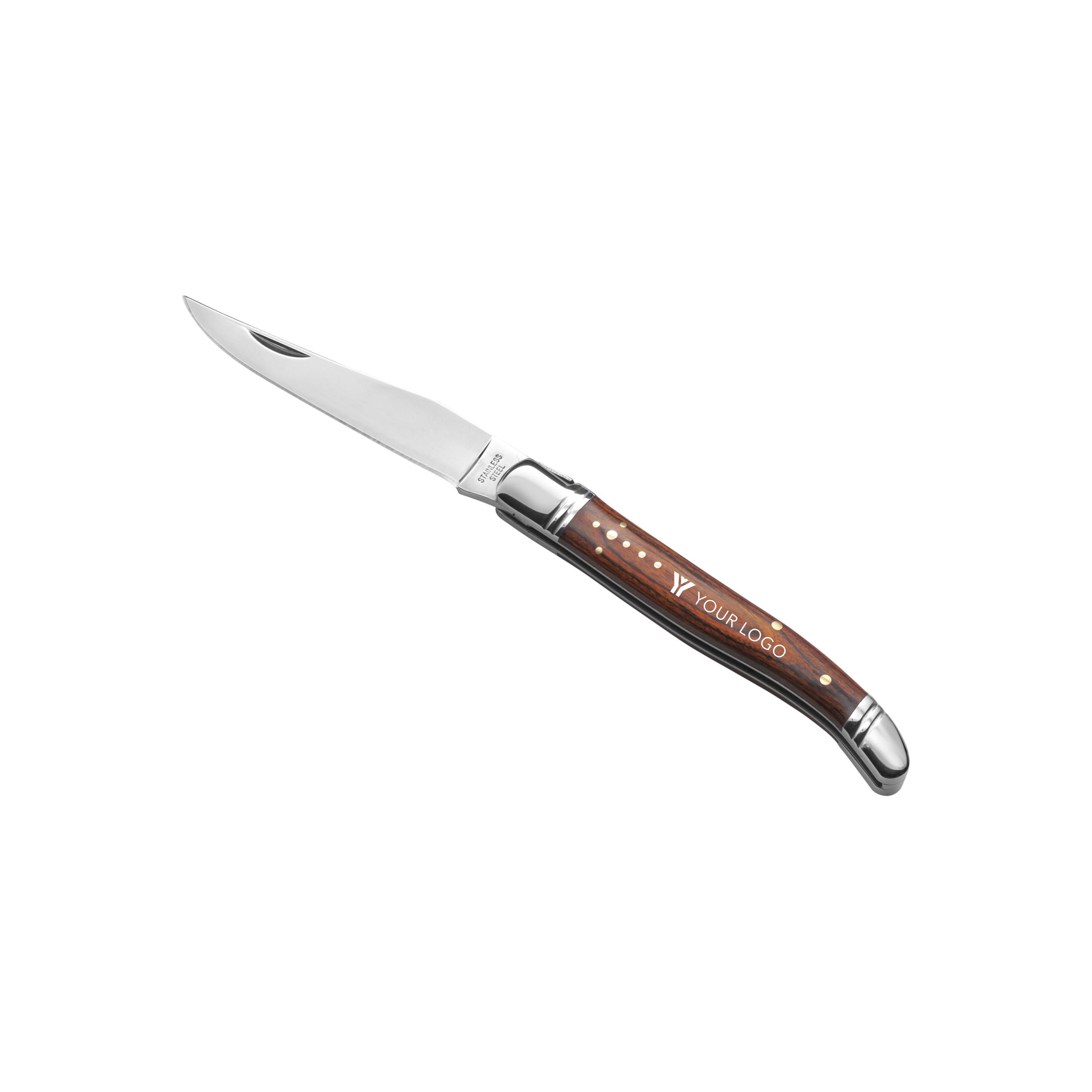 Vue 2 de Couteau de poche Lisandro | Bois