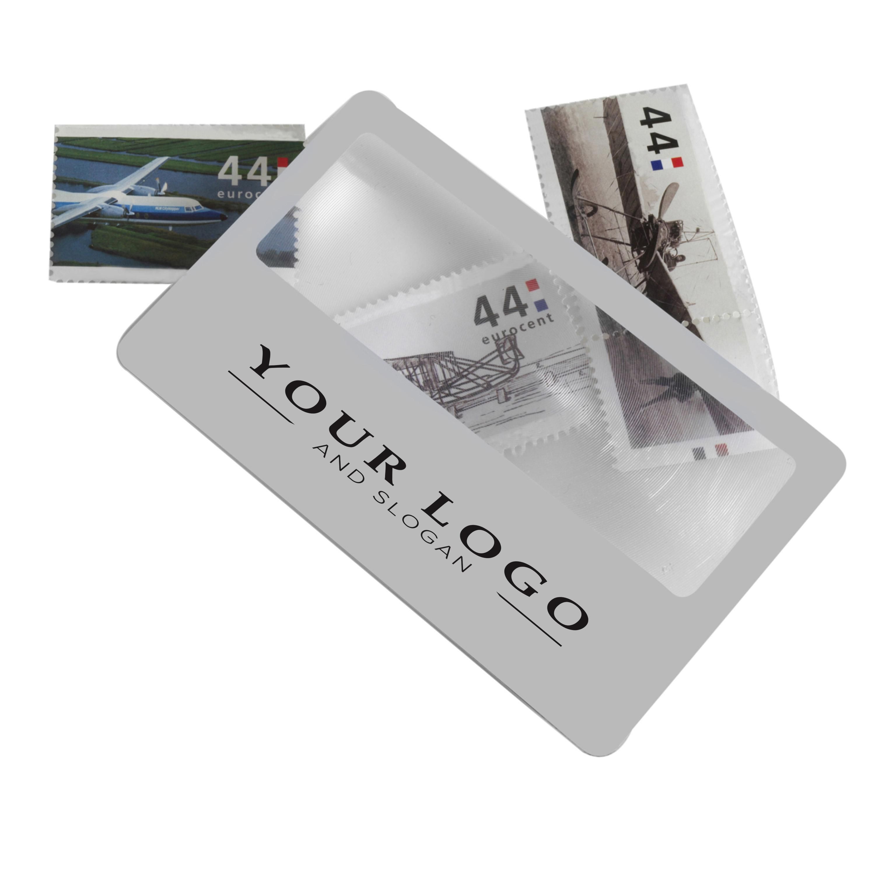 Vue 2 de Loupe Evaristo | Format carte de crédit
