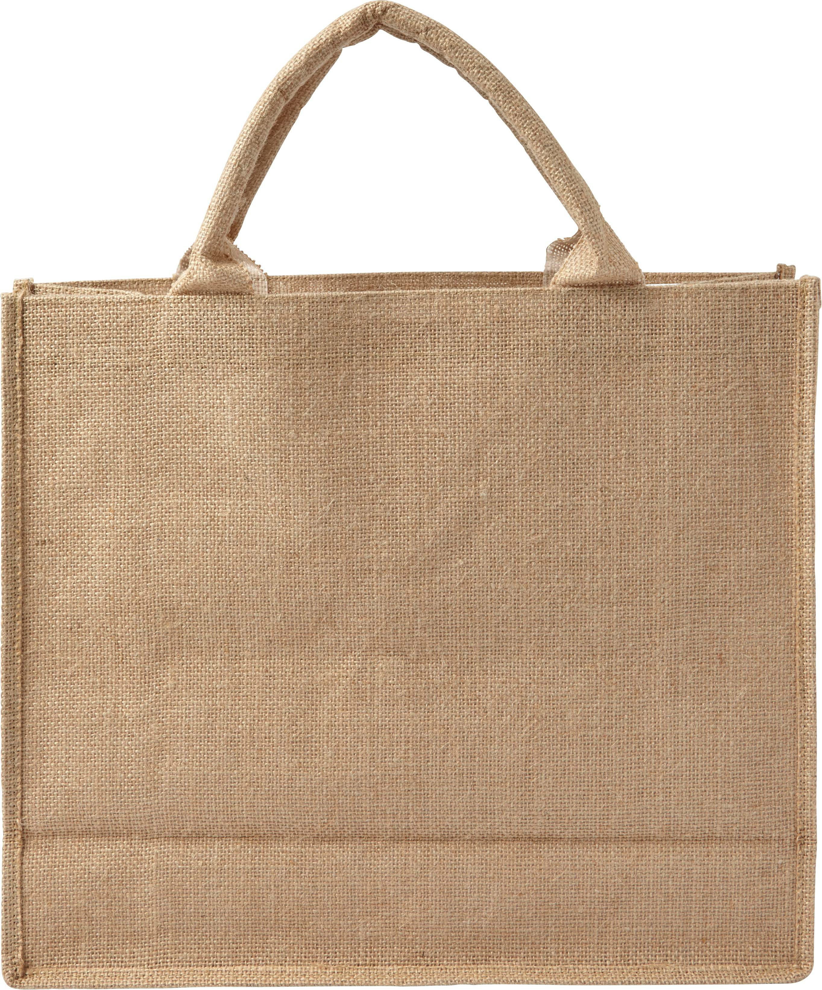 Vue 4 de Sac shopping Ridley | Jute | 17 l