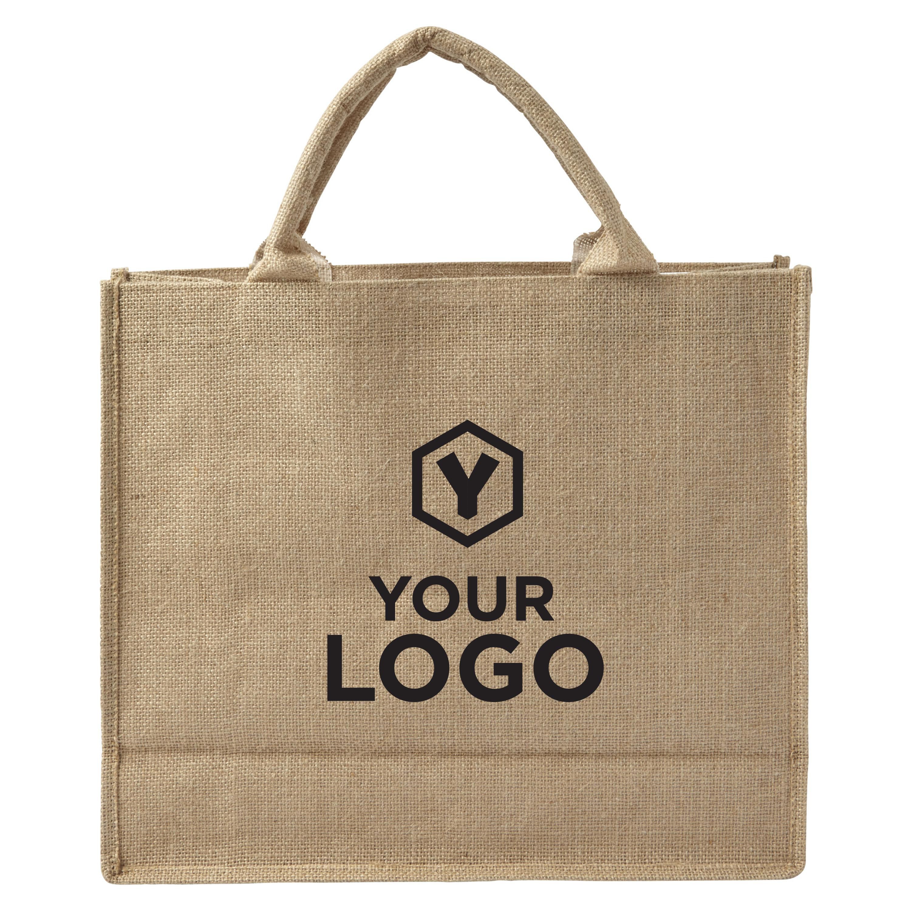 Vue 6 de Sac shopping Ridley | Jute | 17 l