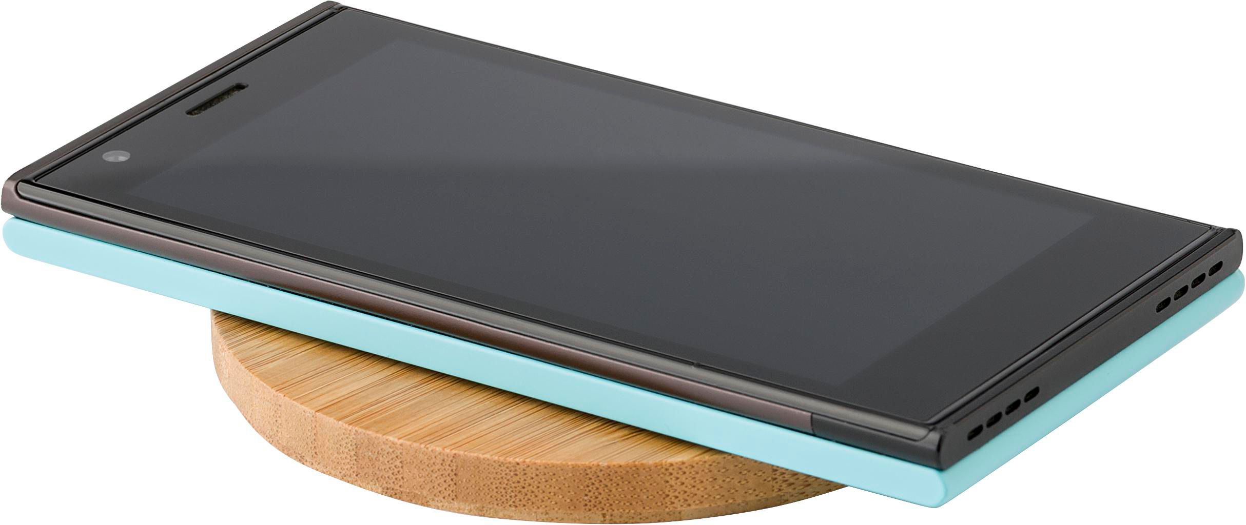 Vue 5 de Chargeur sans fil Fernando | Bambou | 15W
