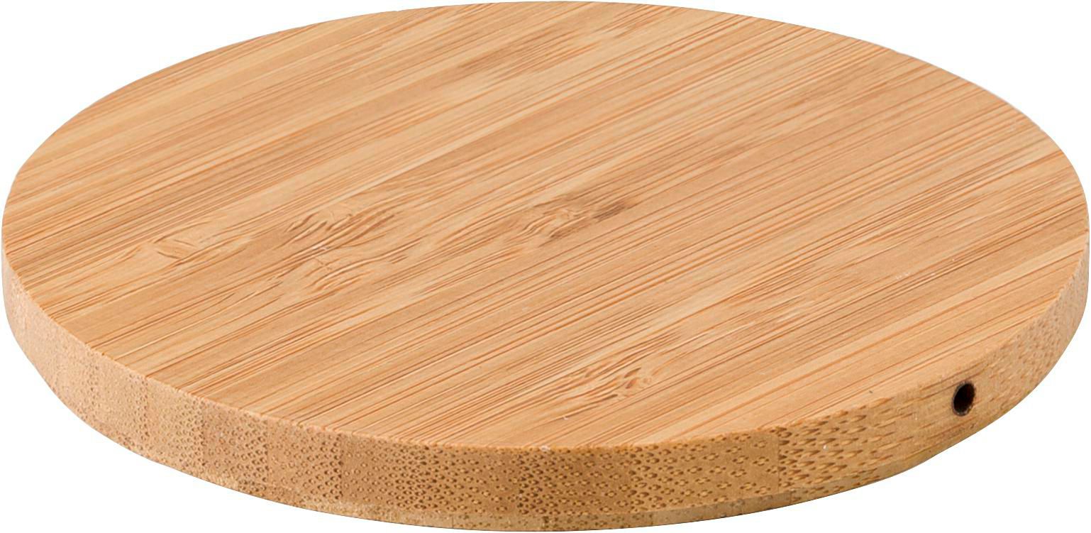 Vue 3 de Chargeur sans fil Fernando | Bambou | 15W