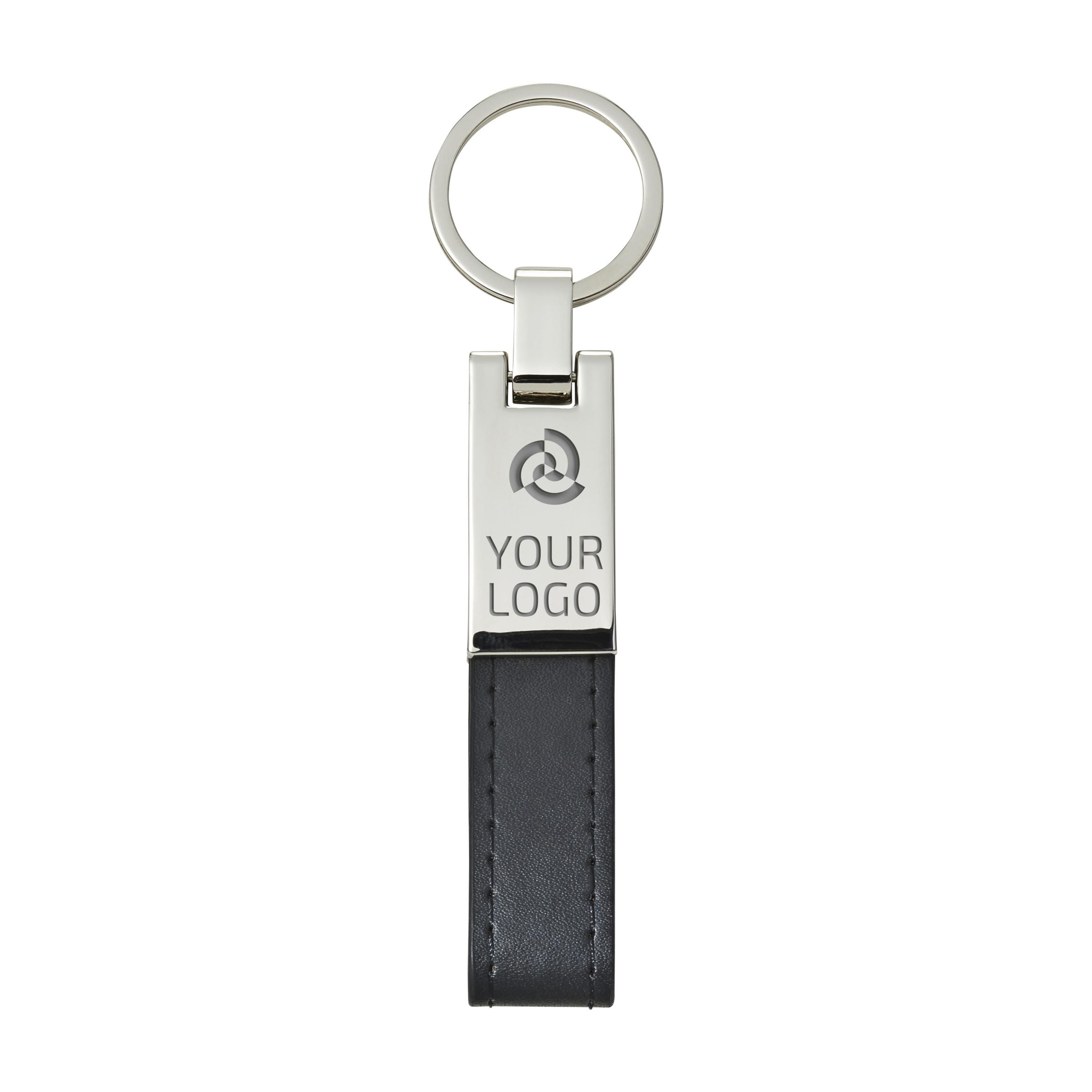 Vue 10 de Porte-clés Keon | Acier et simili-cuir
