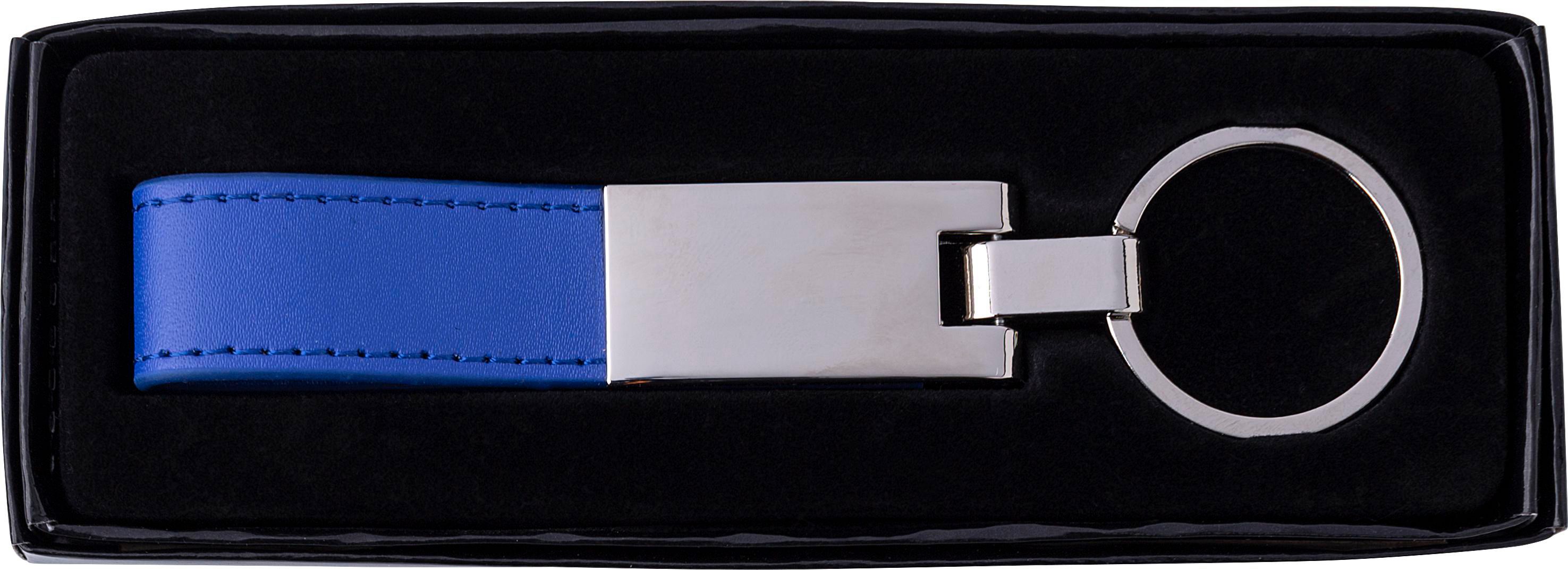 Vue 5 de Porte-clés Keon | Acier et simili-cuir