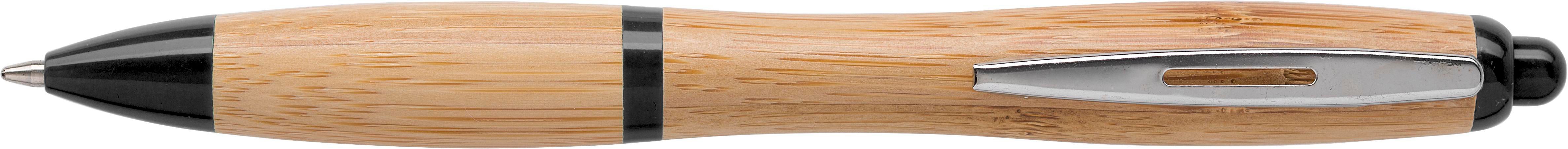 Vue 3 de Stylo à bille Hetty | Bambou