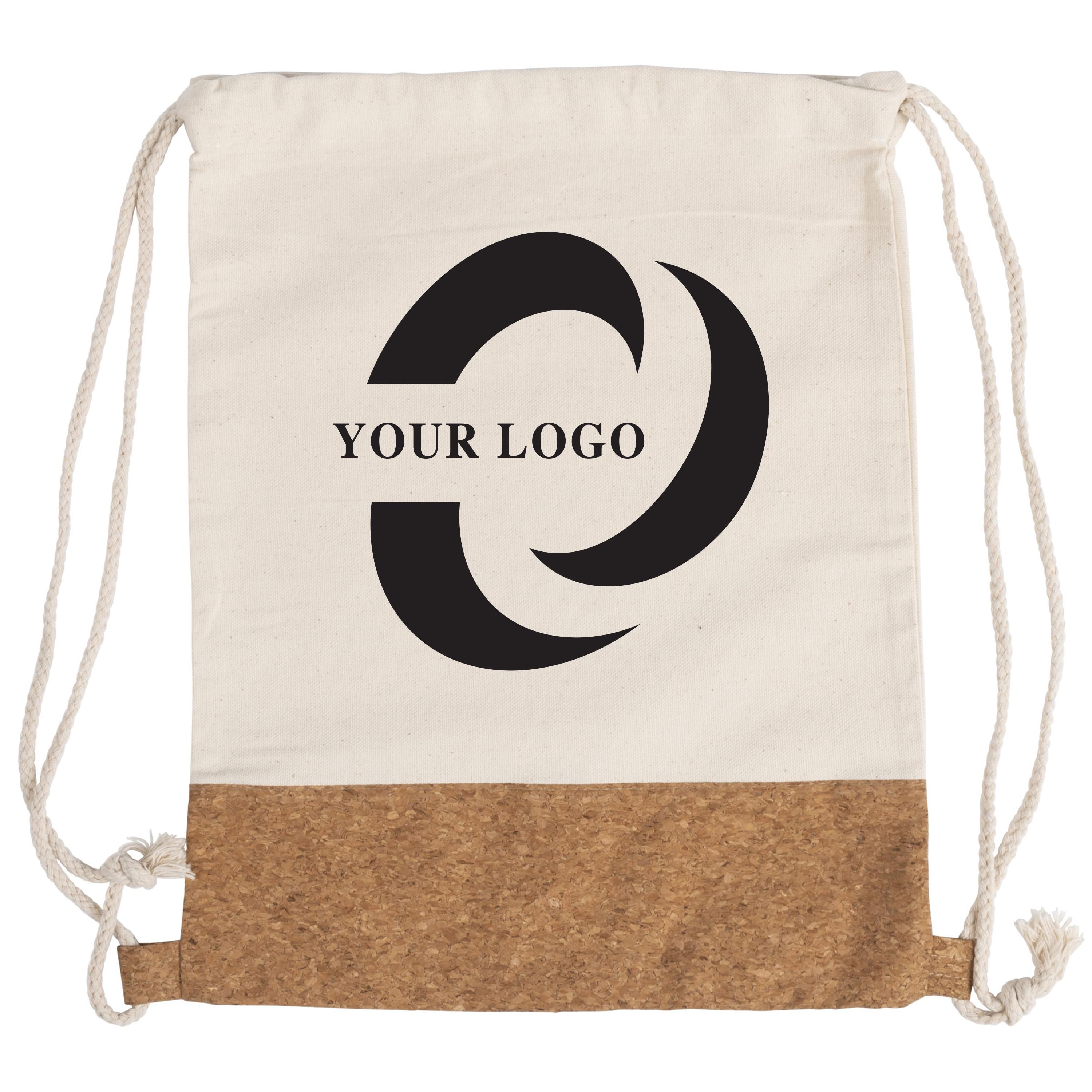 Vue 9 de Sac à dos Tianna | Coton 250 g/m² | Liège | 1,2 l