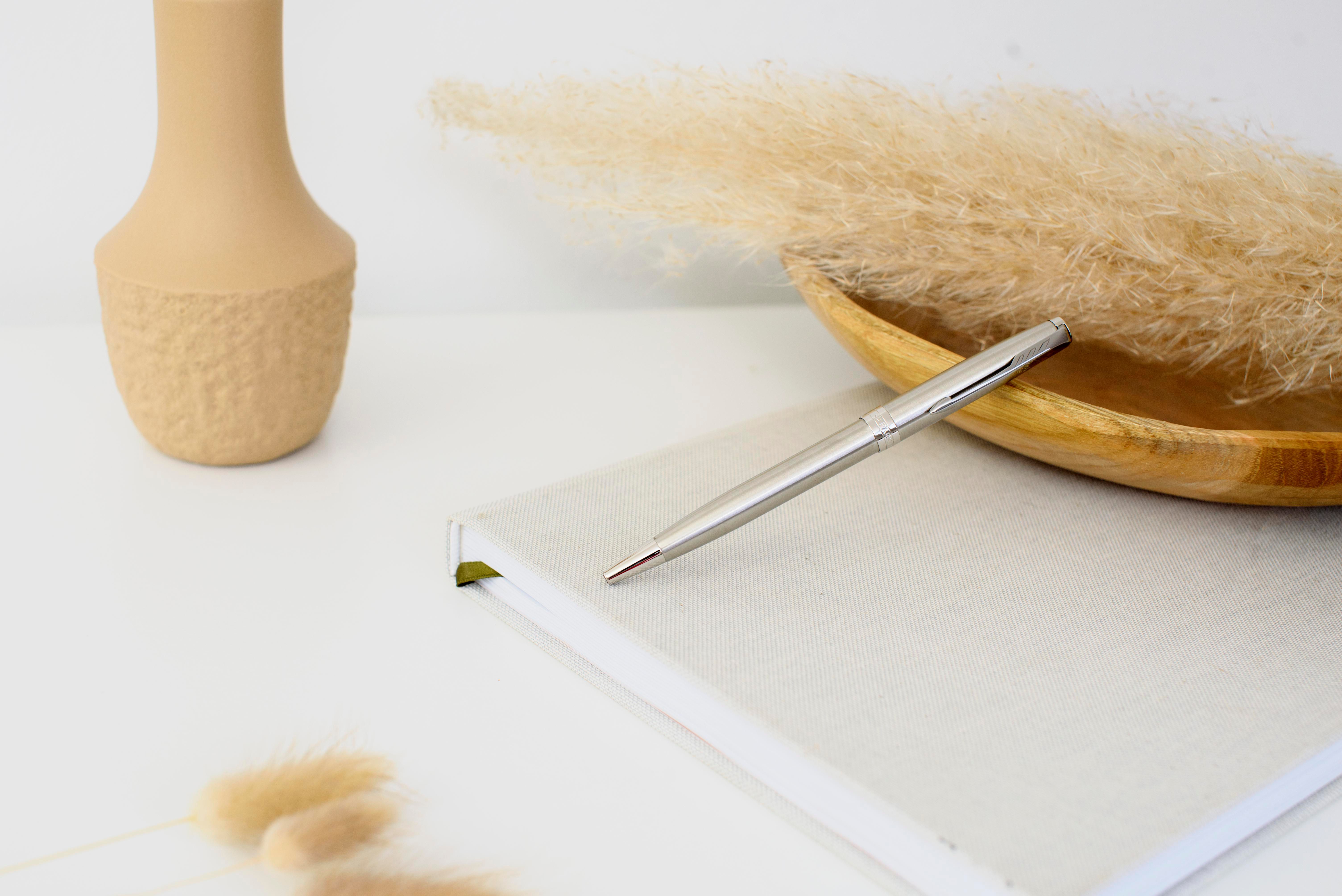 Vue 8 de Parker Sonnet stylo bille | Acier inoxydable